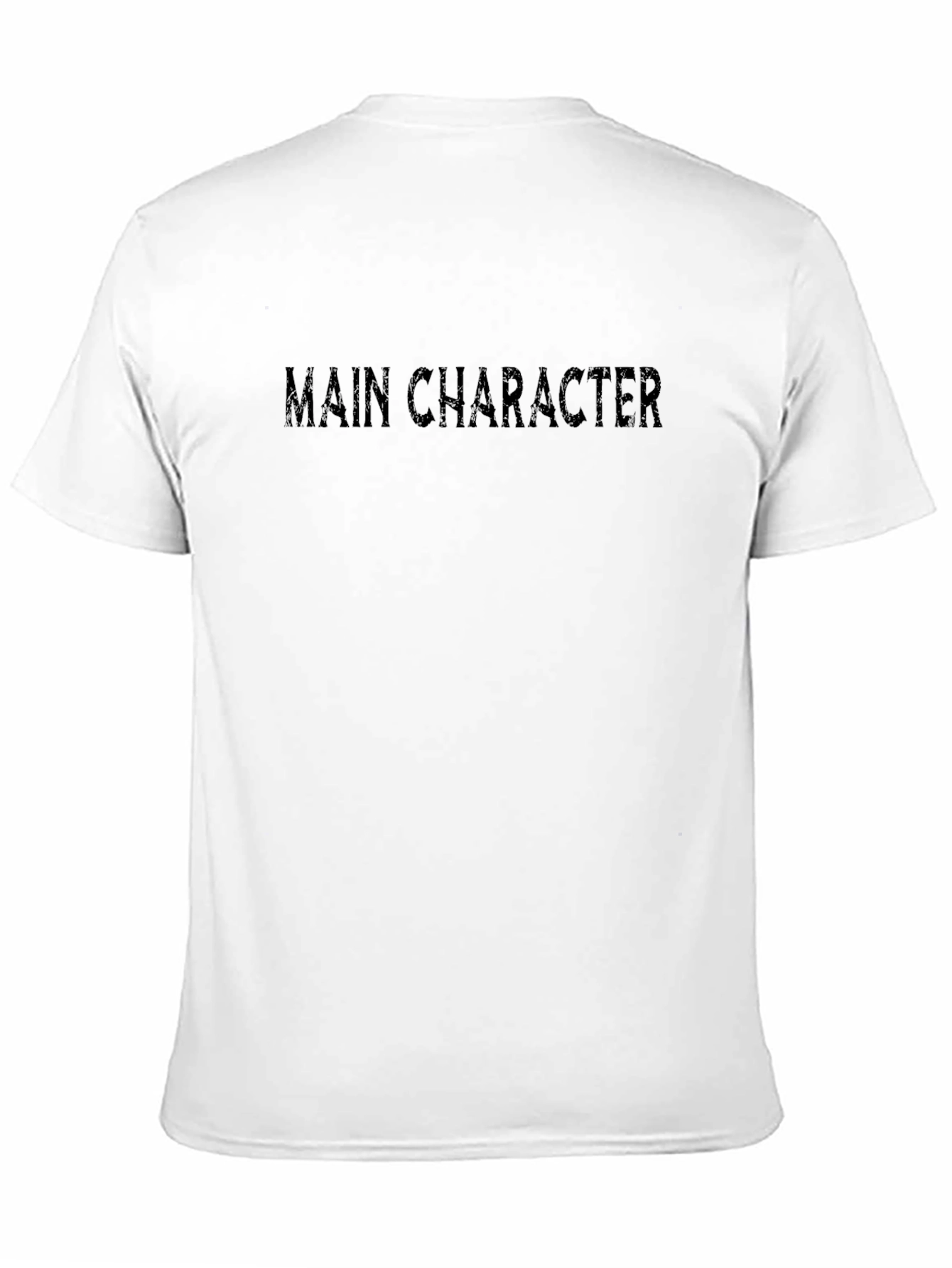 Main Character Black Graphic Tee