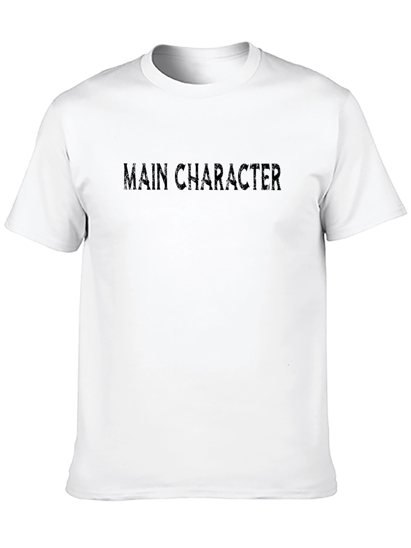 Main Character Black Graphic Tee
