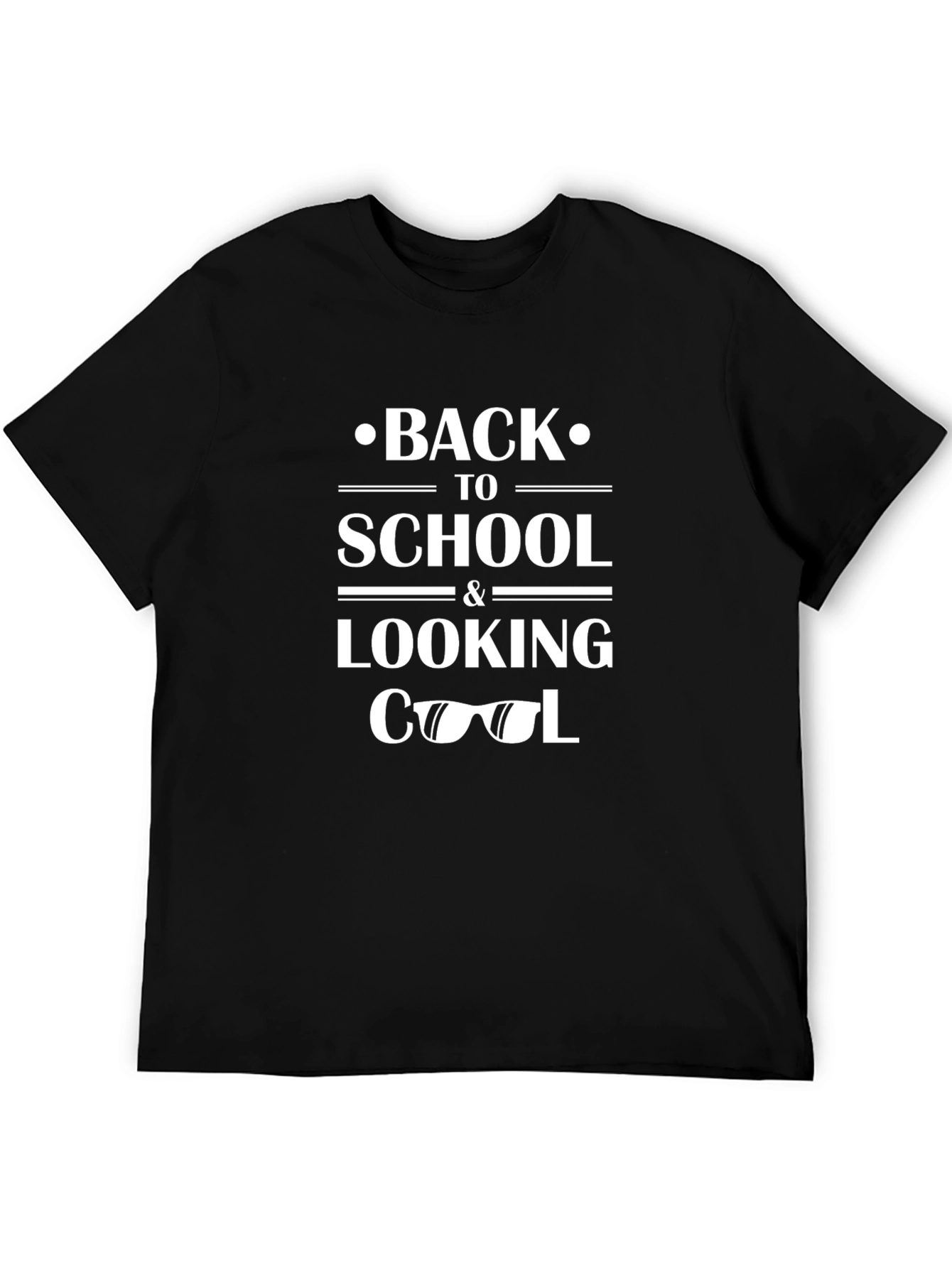 Back to School Cool T-Shirt - Black