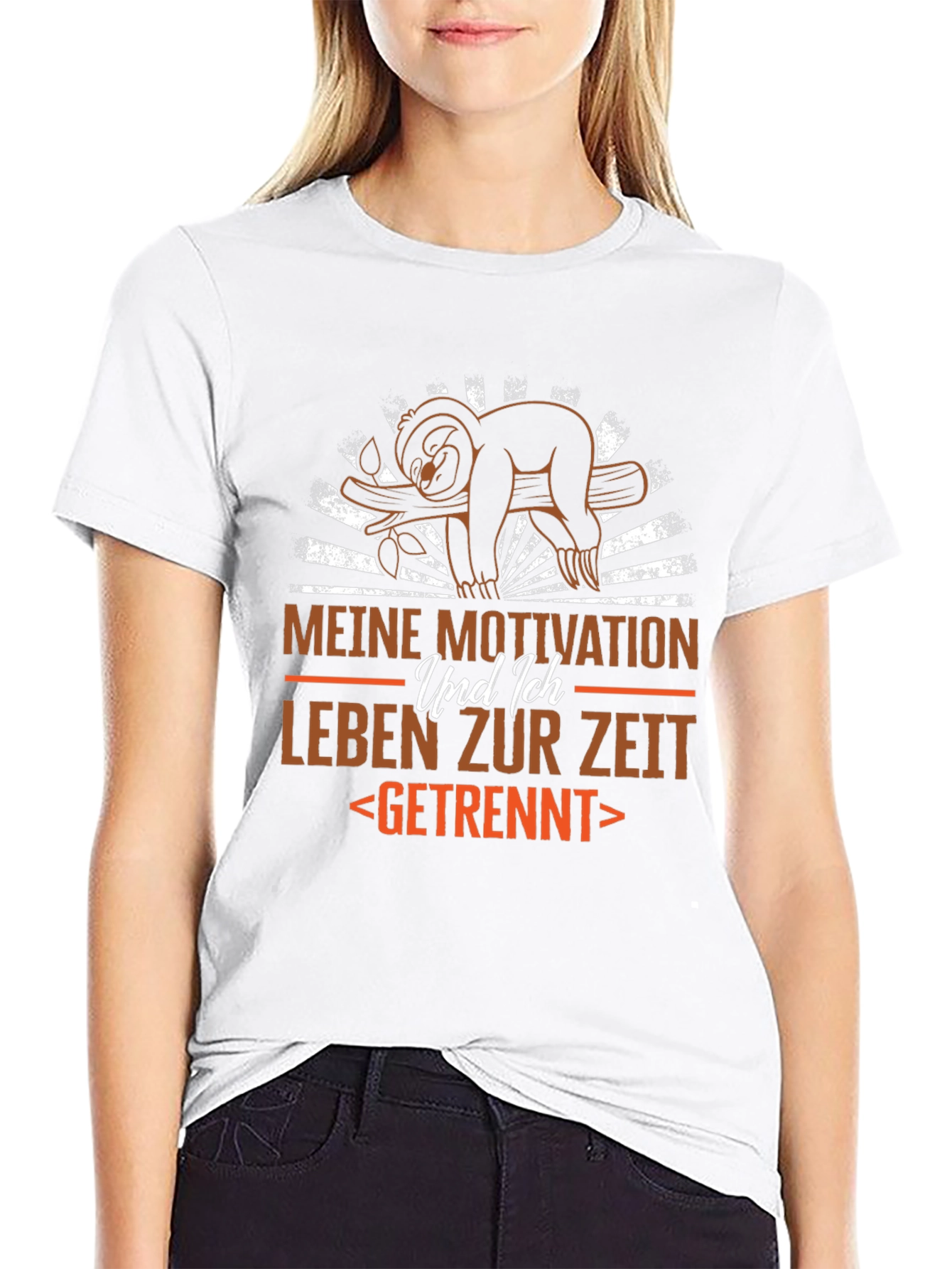Funny Sloth T-Shirt: Meine Motivation
