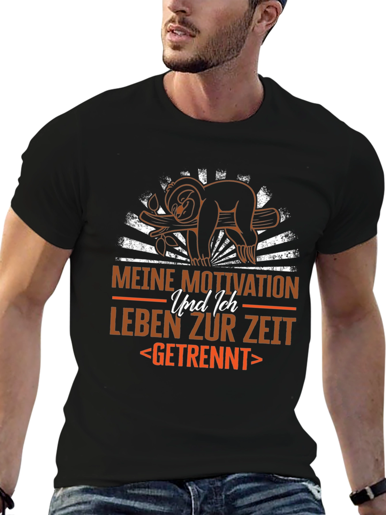 Funny Sloth T-Shirt: Meine Motivation