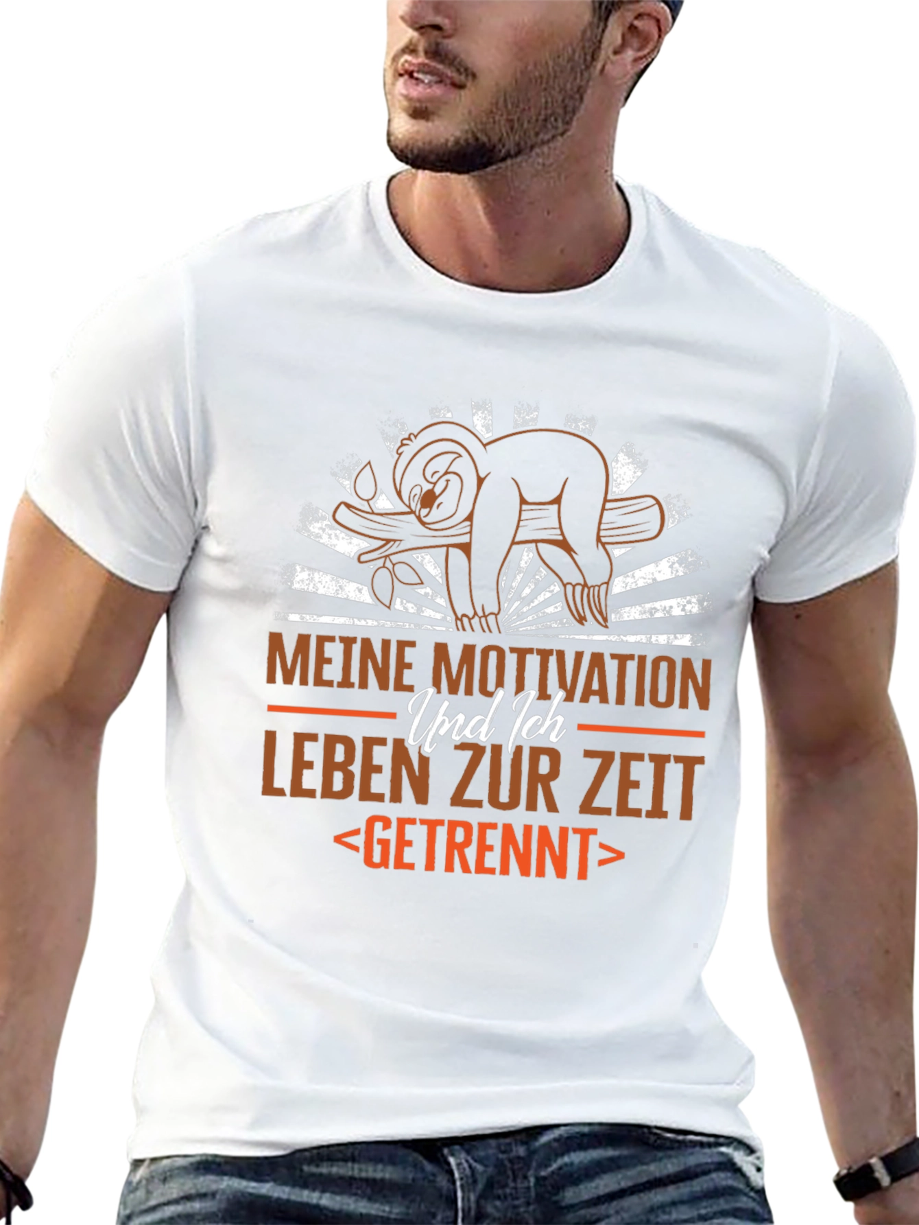 Funny Sloth T-Shirt: Meine Motivation