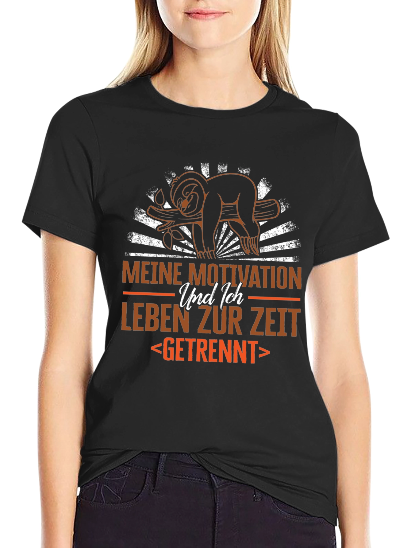 Funny Sloth T-Shirt: Meine Motivation