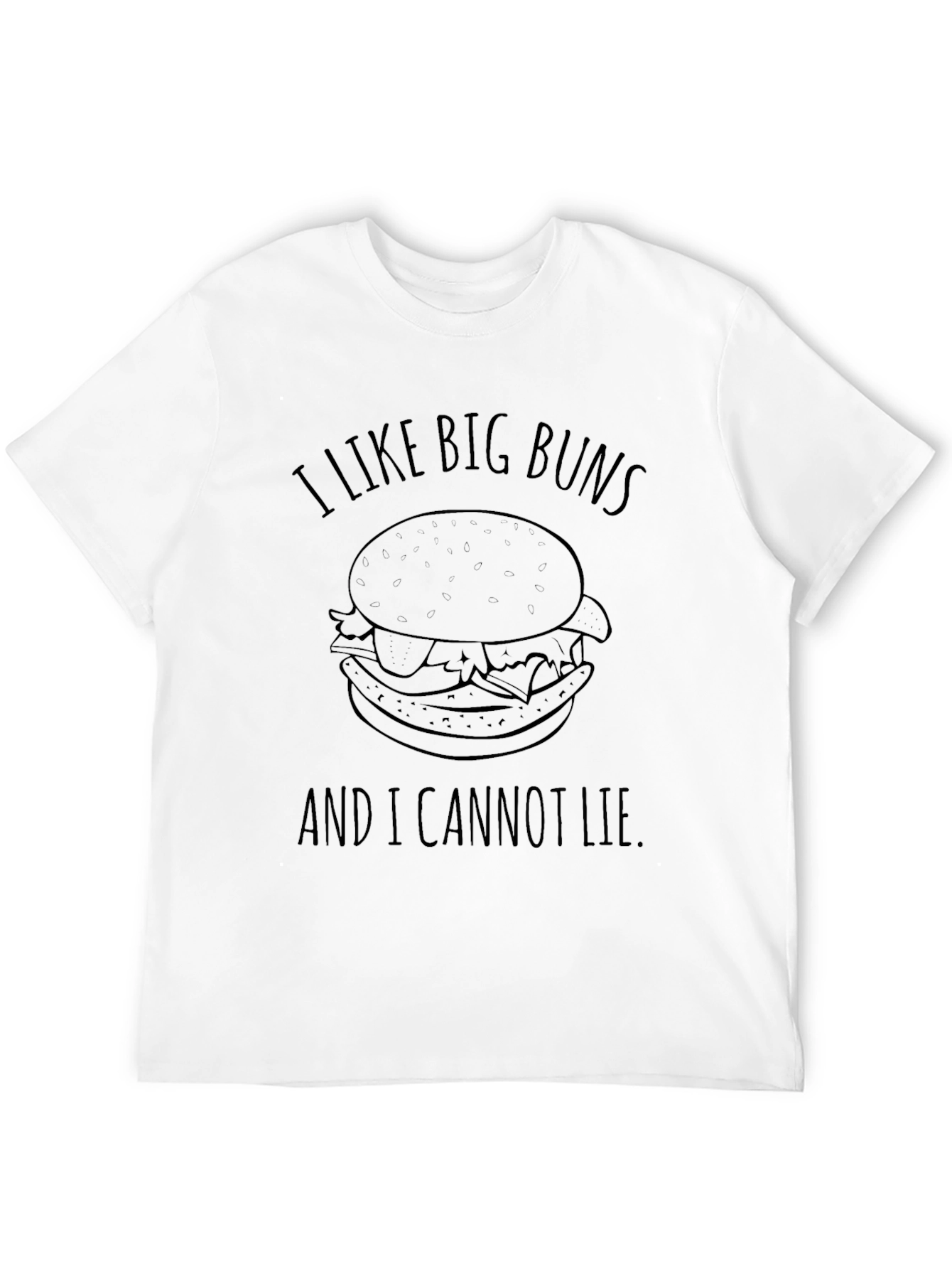 I Like Big Buns T-Shirt - Funny Burger Tee