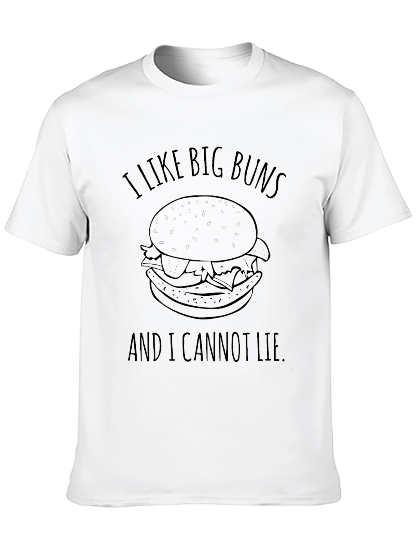 I Like Big Buns T-Shirt - Funny Burger Tee