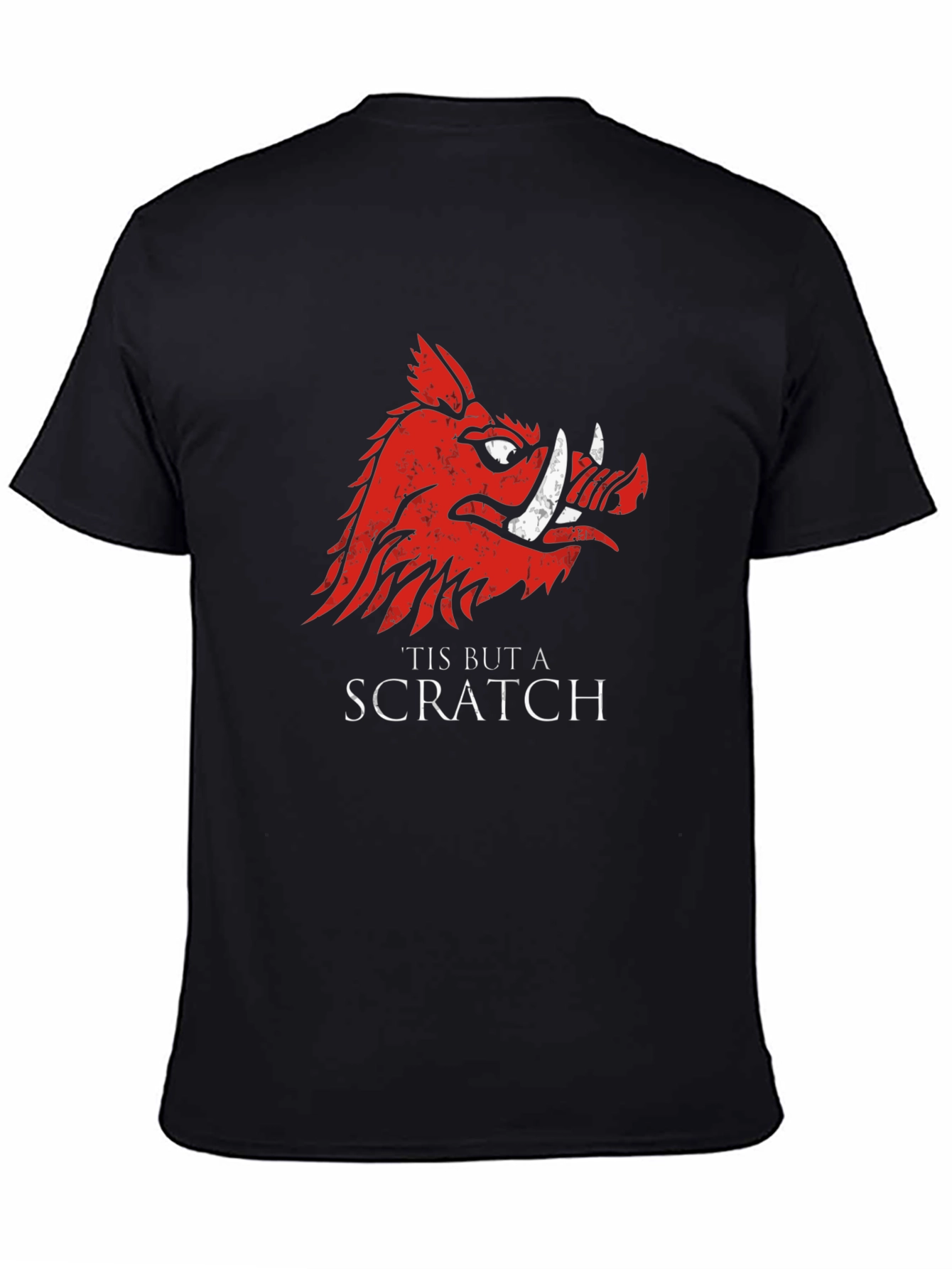 Tis But A Scratch T-Shirt - Black
