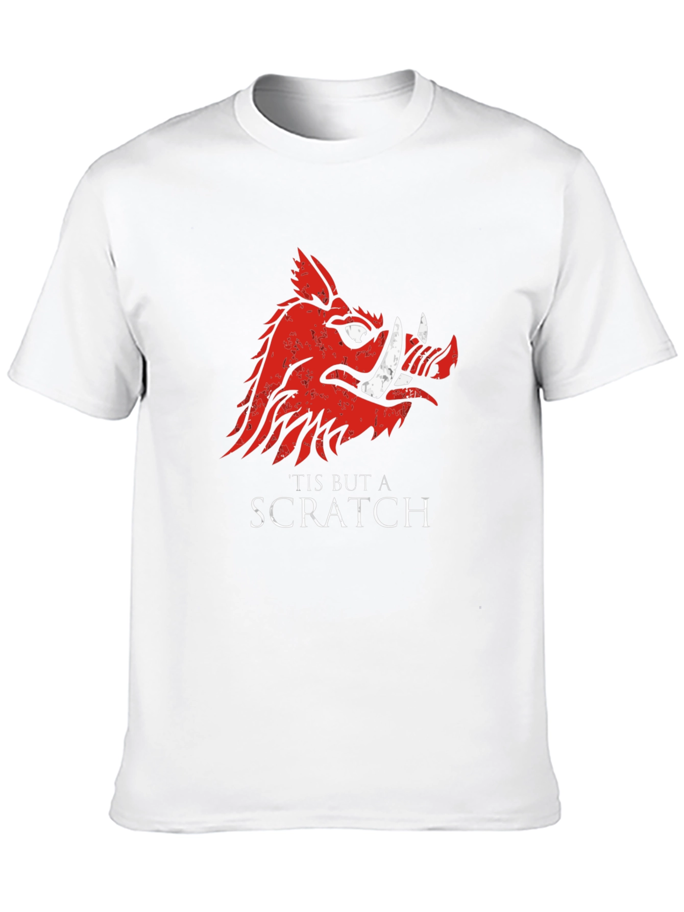 Tis But A Scratch T-Shirt - Black