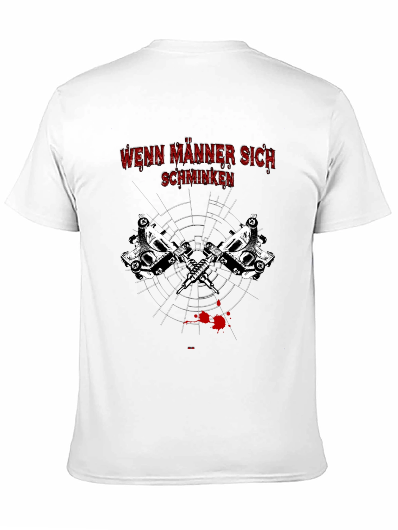 Wenn Männer Sich Schminken Tattoo Art Graphic Tee