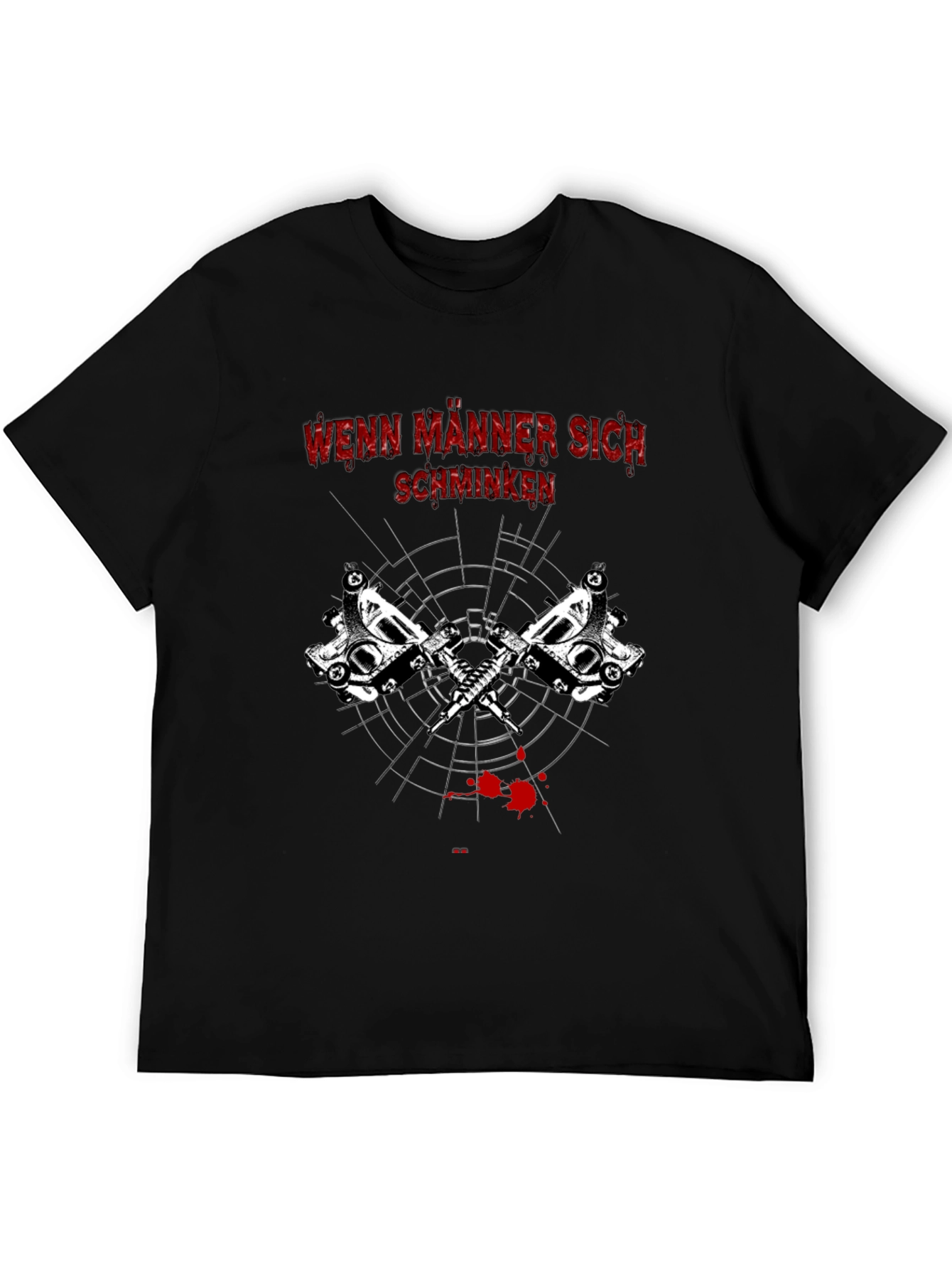 Wenn Männer Sich Schminken Tattoo Art Graphic Tee