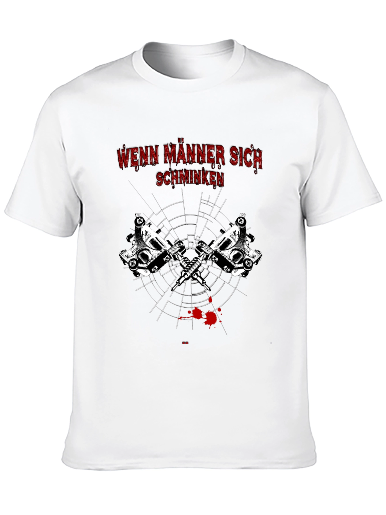 Wenn Männer Sich Schminken Tattoo Art Graphic Tee