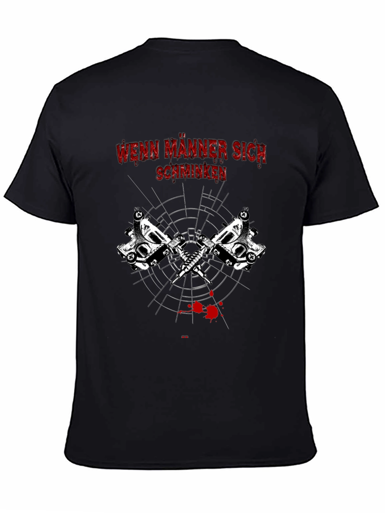 Wenn Männer Sich Schminken Tattoo Art Graphic Tee