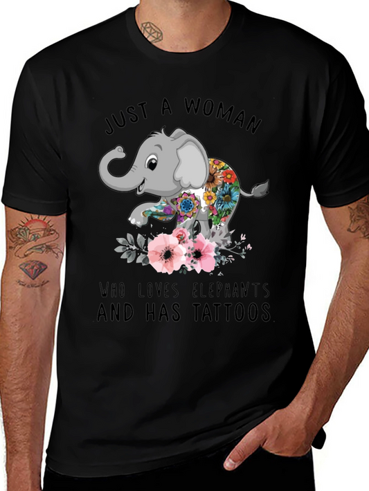 Elephant & Tattoo Lover T-Shirt