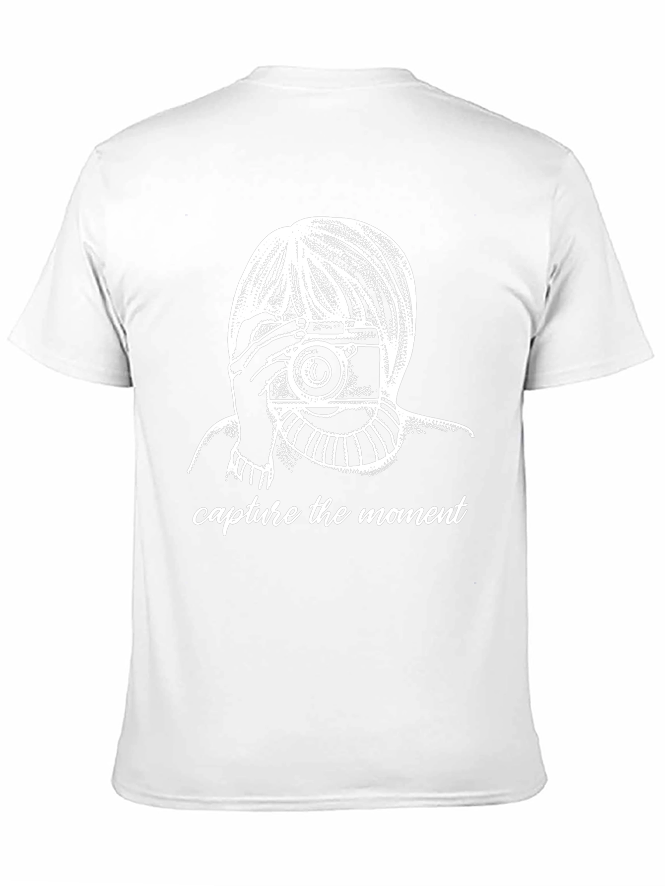 Capture The Moment Graphic Tee - Stylish Black T-Shirt