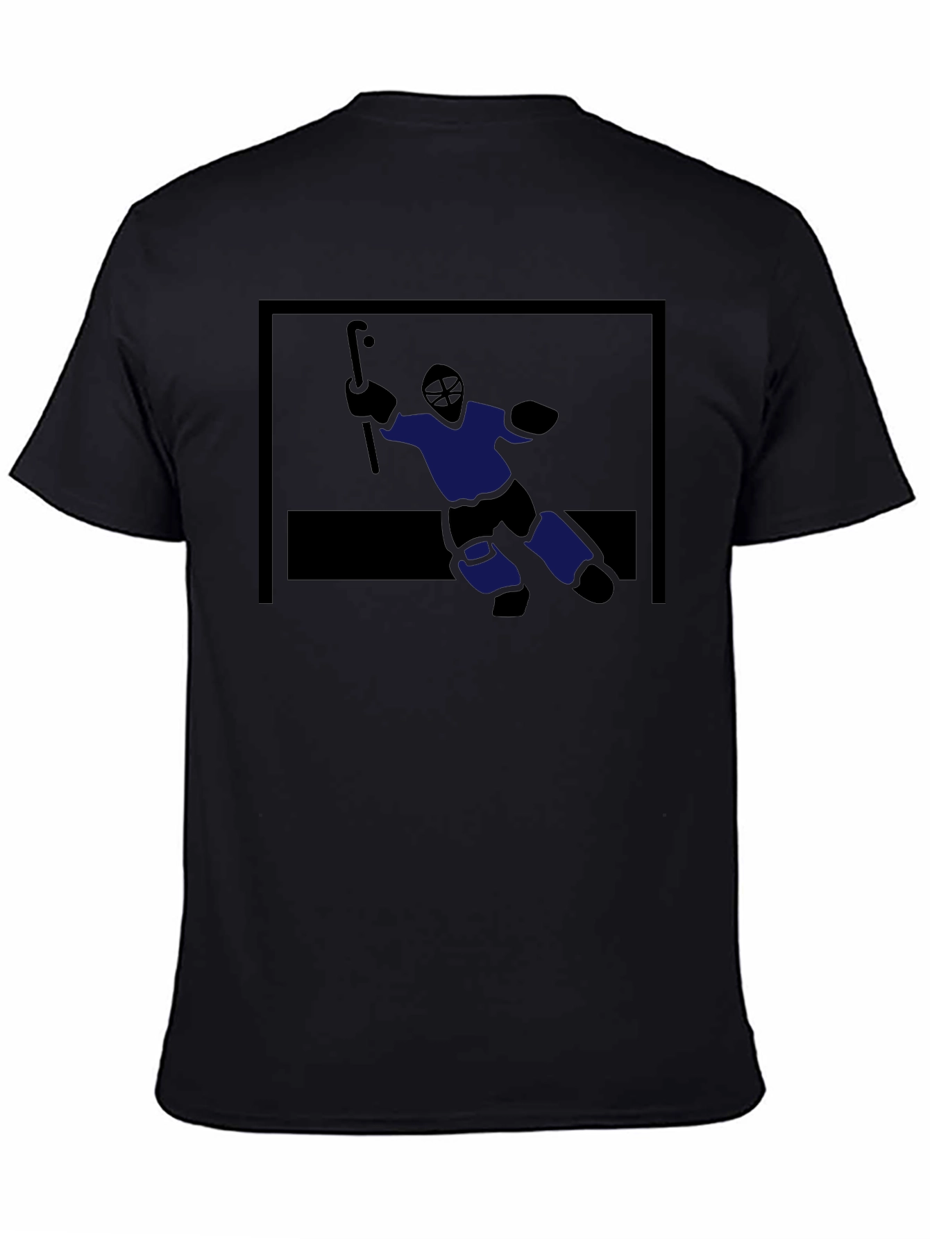 Hockey Goalie Graphic Tee - Black