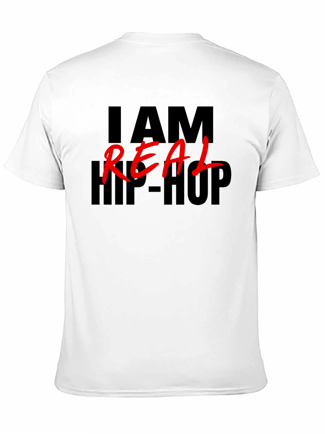 I am Real Hip Hop Black T-Shirt