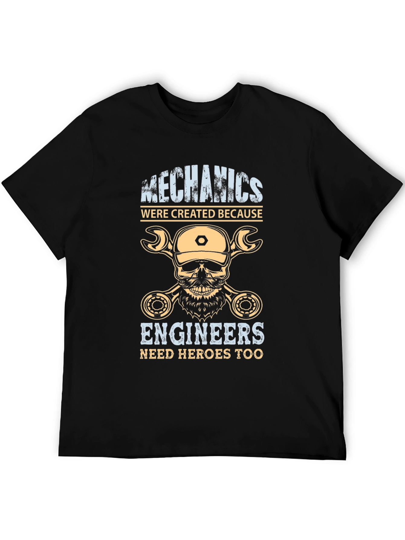 Mechanics/Engineers Graphic Tee - Mens Black T-Shirt