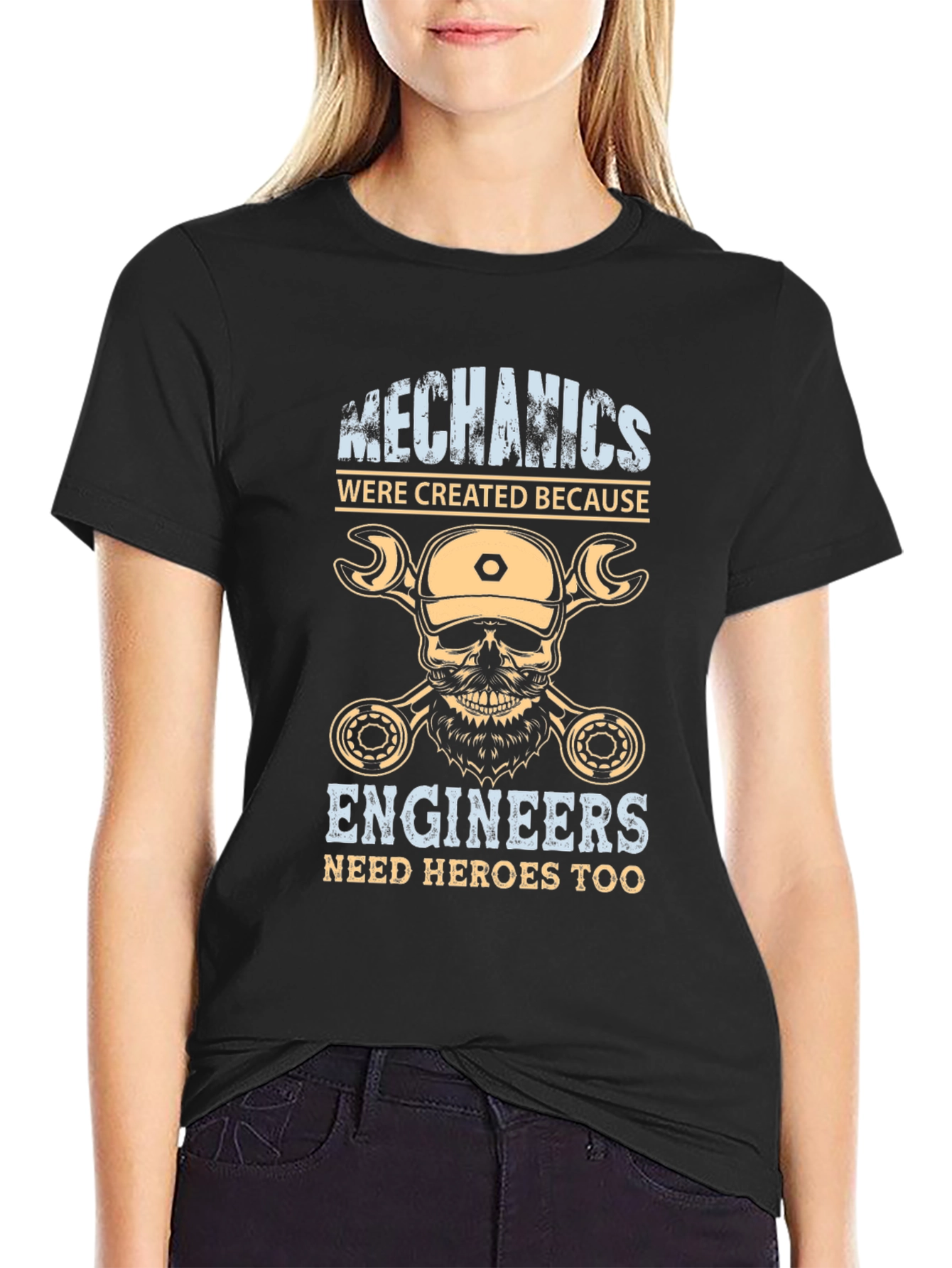 Mechanics/Engineers Graphic Tee - Mens Black T-Shirt