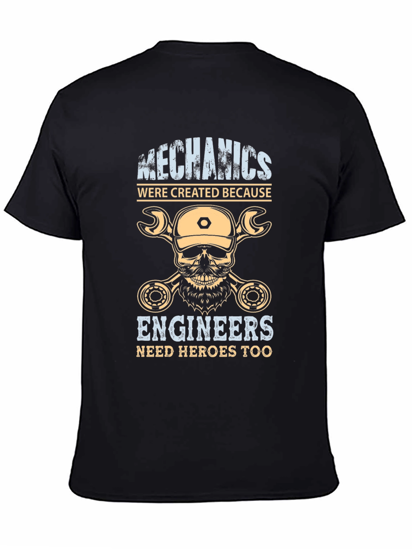 Mechanics/Engineers Graphic Tee - Mens Black T-Shirt