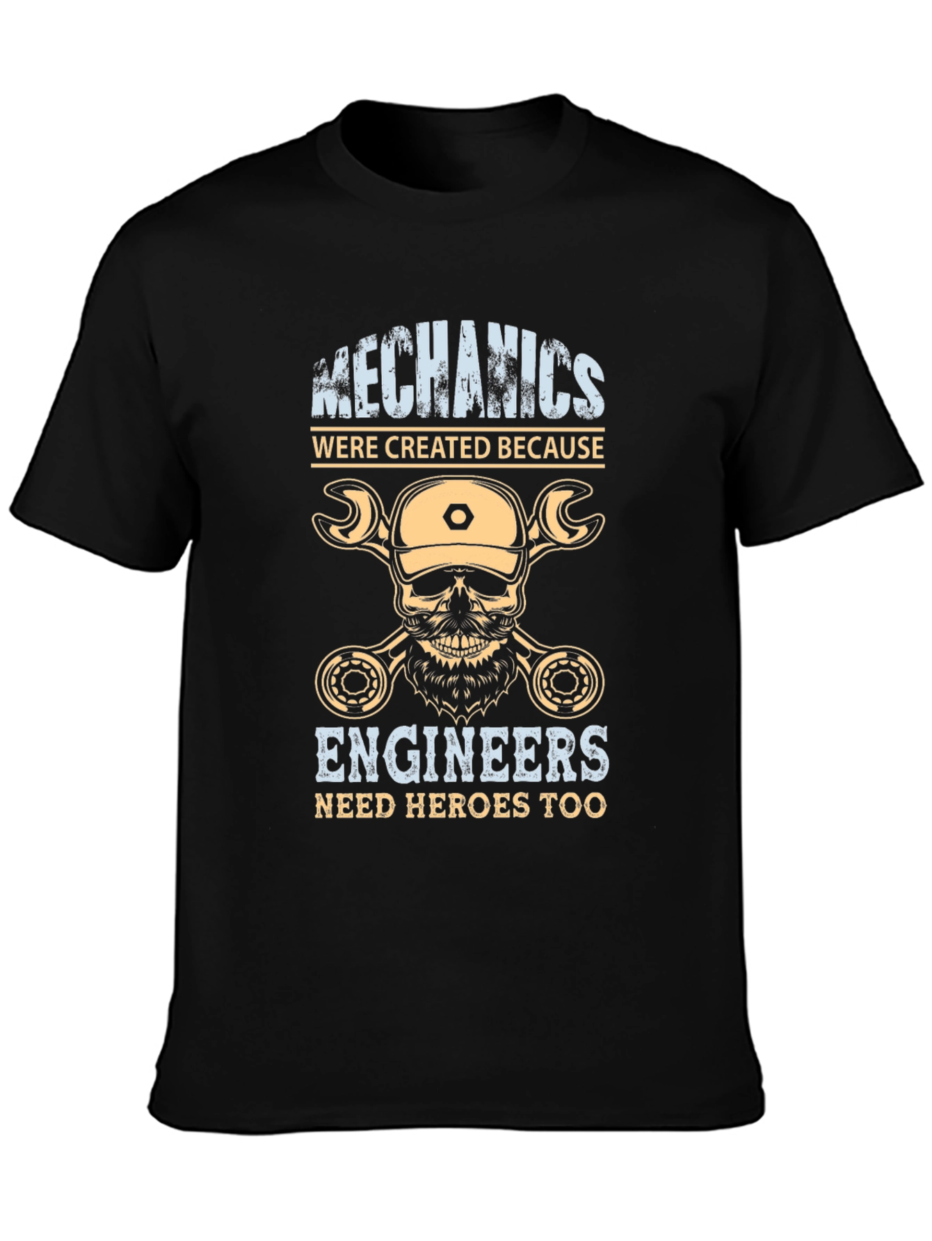 Mechanics/Engineers Graphic Tee - Mens Black T-Shirt