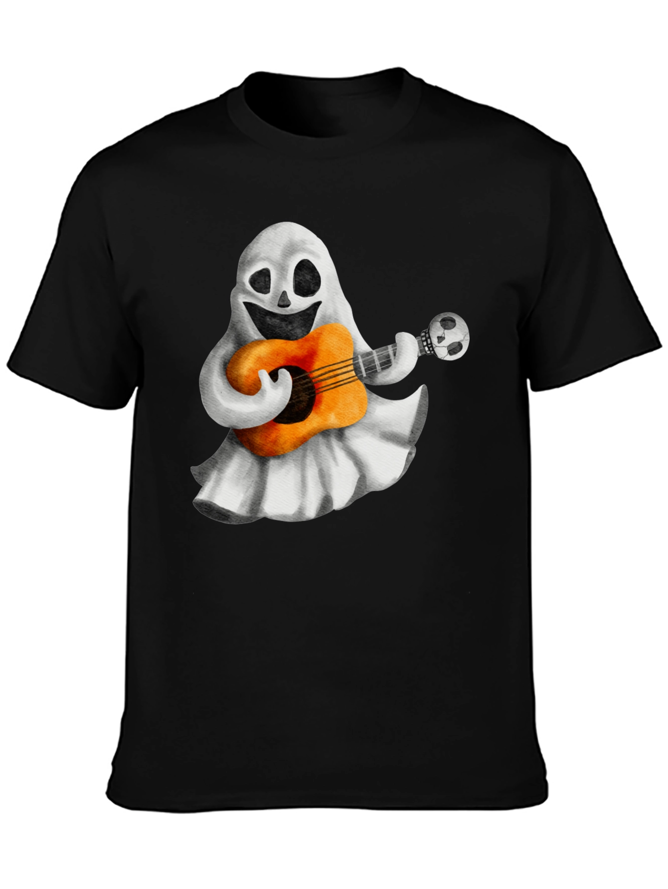 Spooky Guitar Ghost T-Shirt