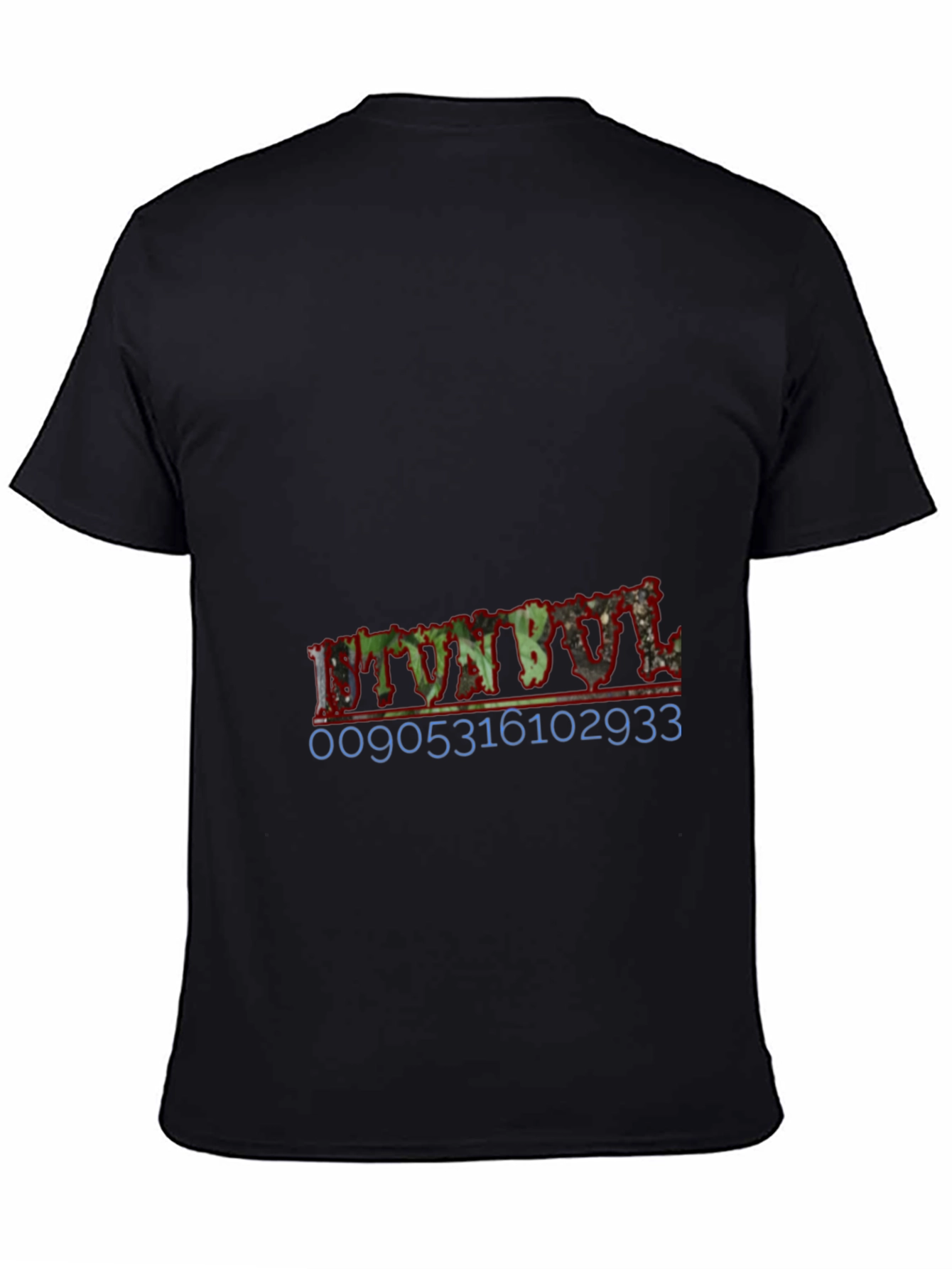 Mens Black Graphic T-Shirt - Urban Style