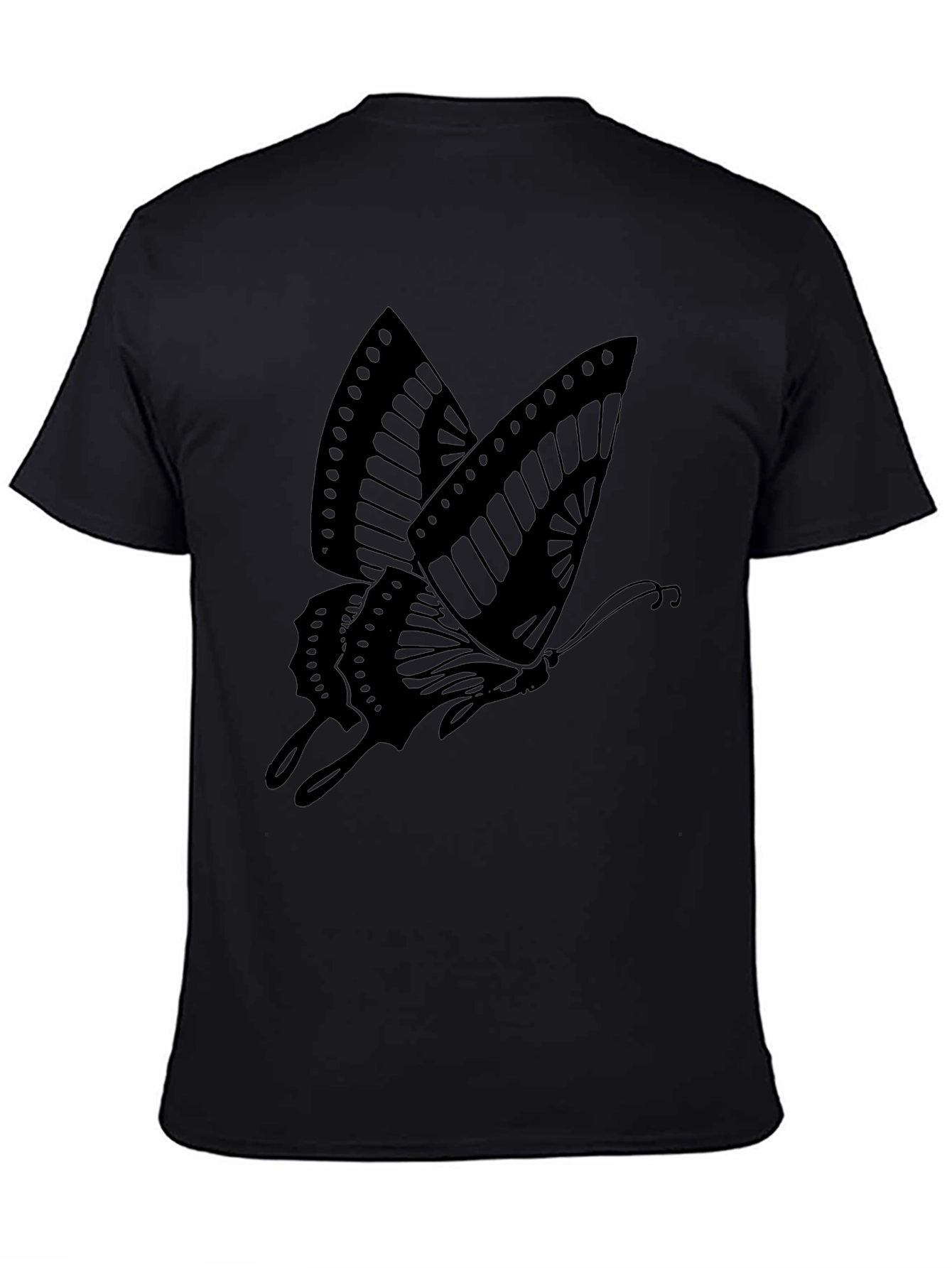 Butterfly Graphic Print Tee - Casual Style