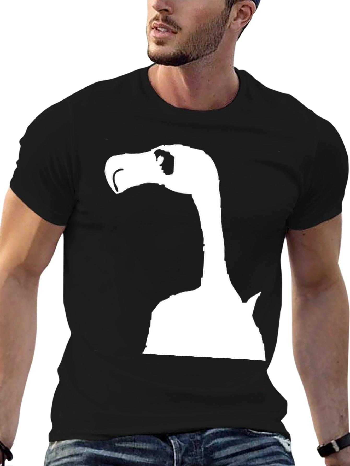 Dodo Bird Graphic Tee - Black Casual T-Shirt