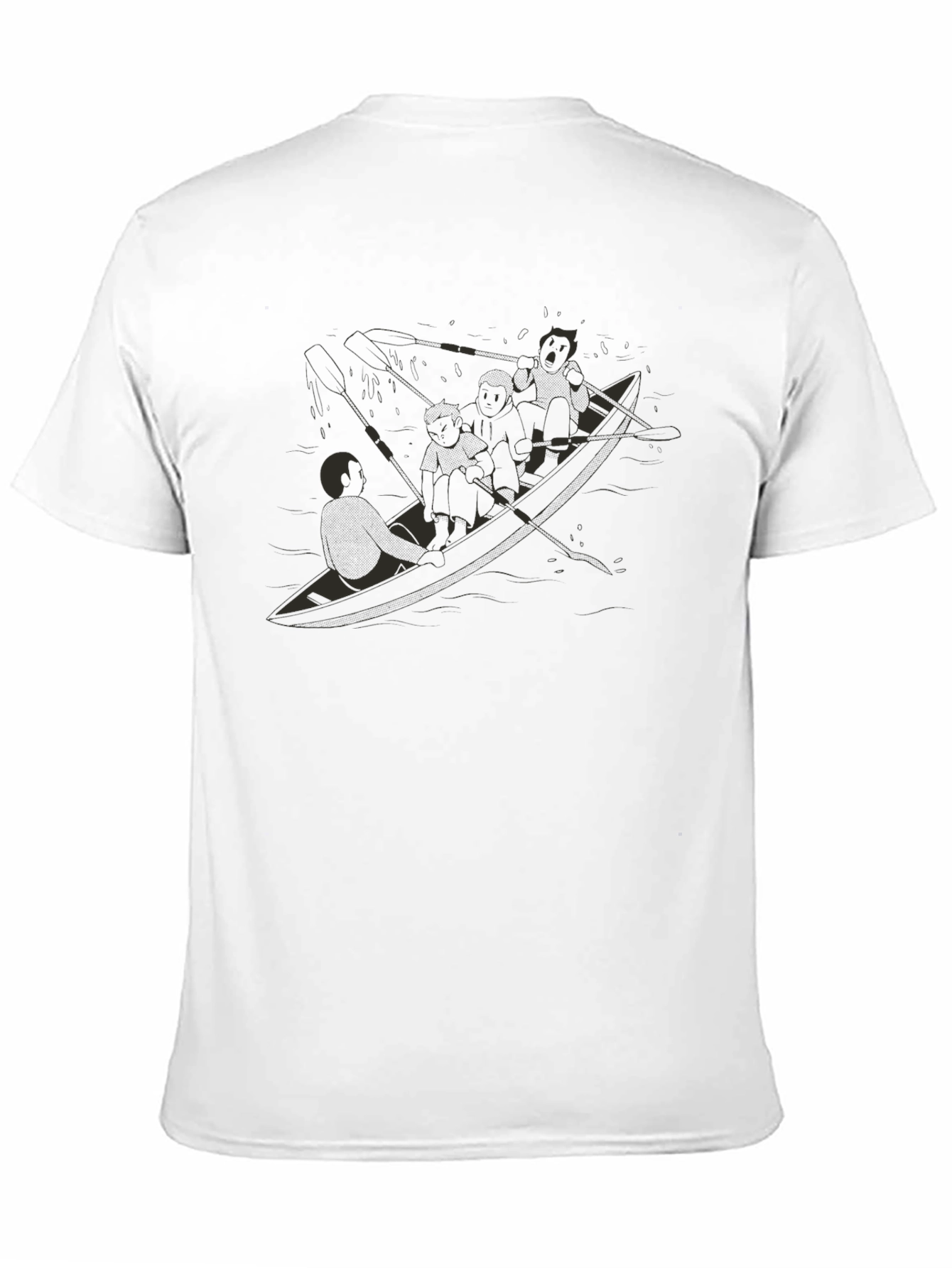 Crew Team Graphic Tee - Black