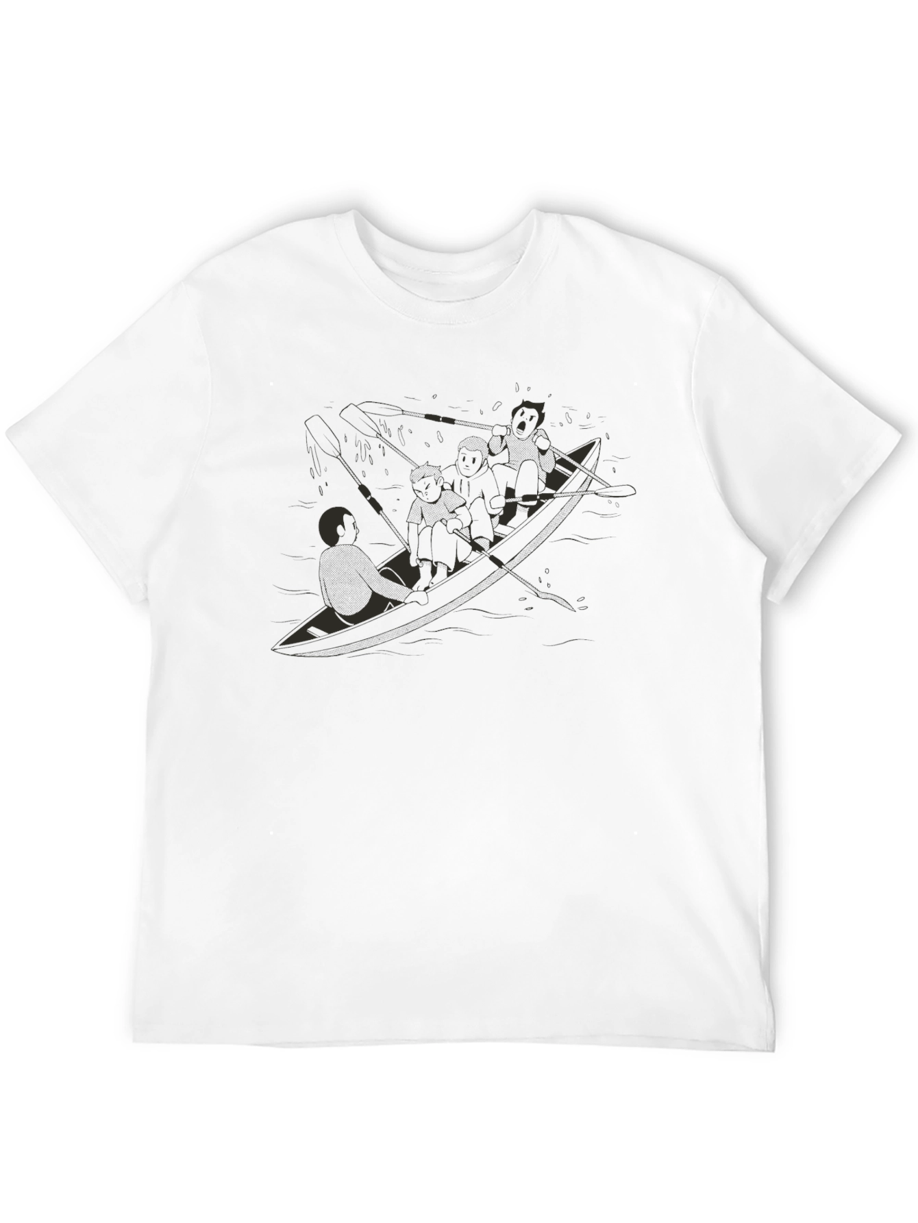 Crew Team Graphic Tee - Black