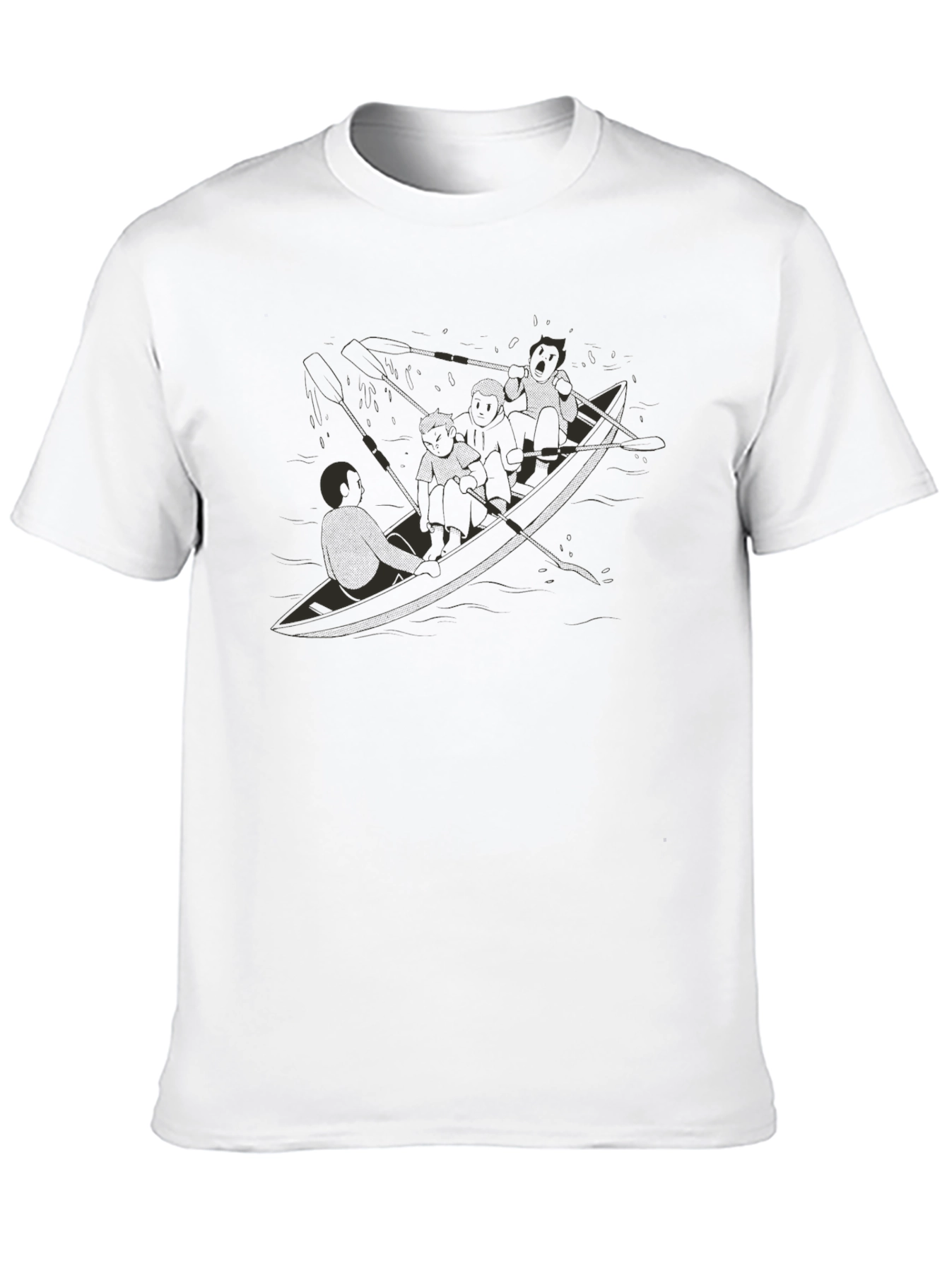 Crew Team Graphic Tee - Black