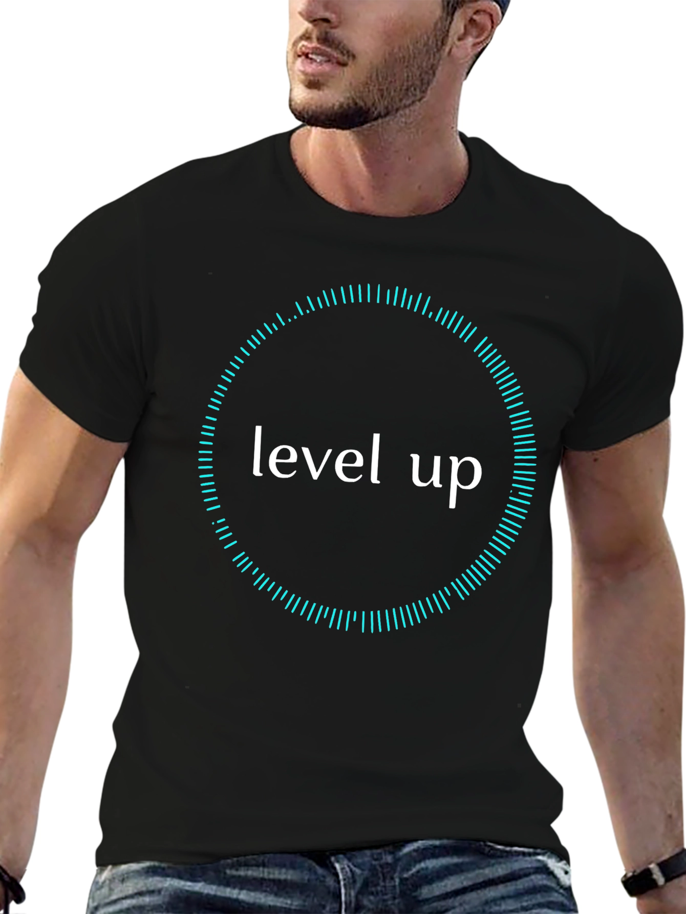 Level Up Graphic Tee - Gamer Style