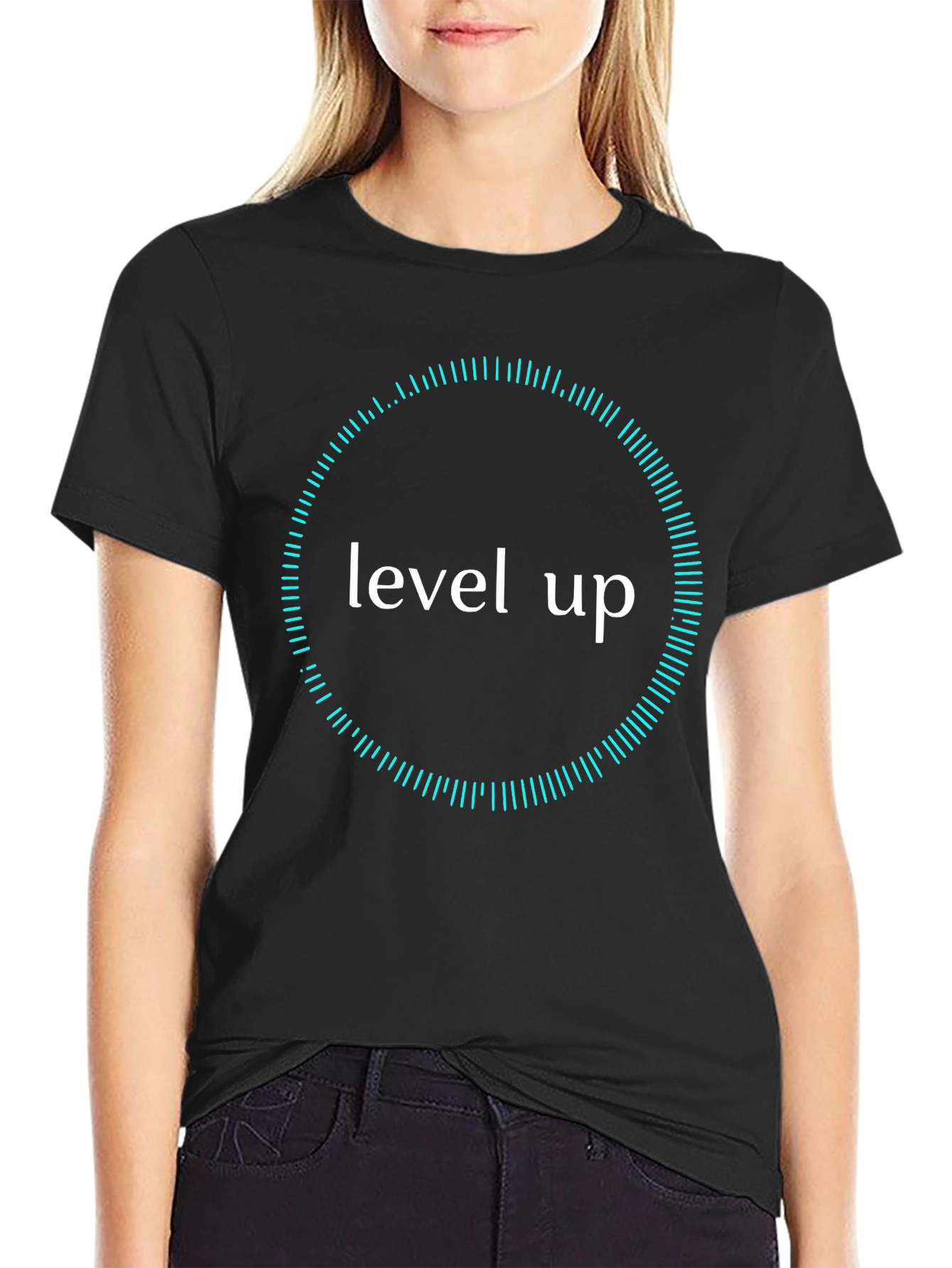 Level Up Graphic Tee - Gamer Style