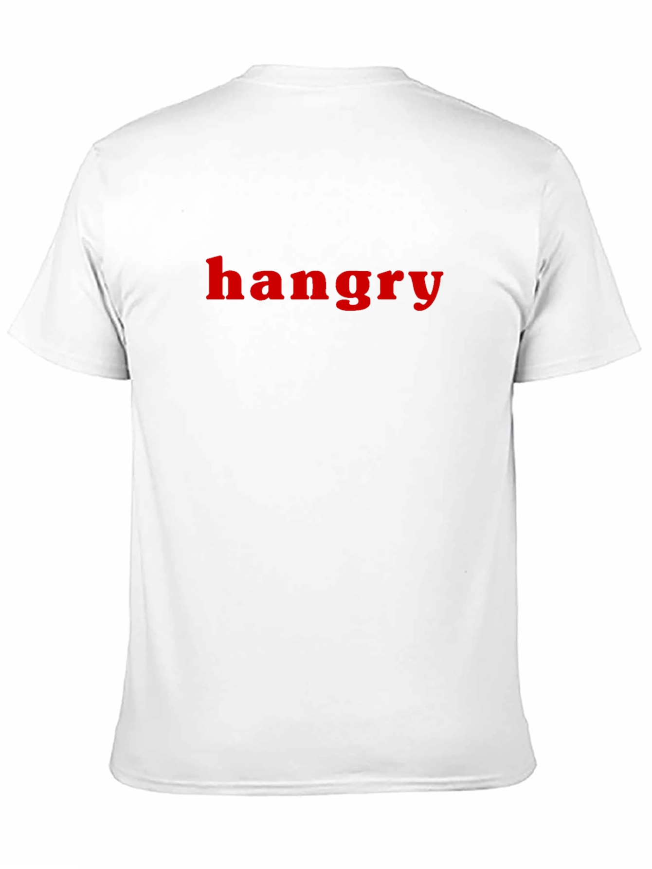 Hangry Graphic Tee - Black Crewneck T-Shirt