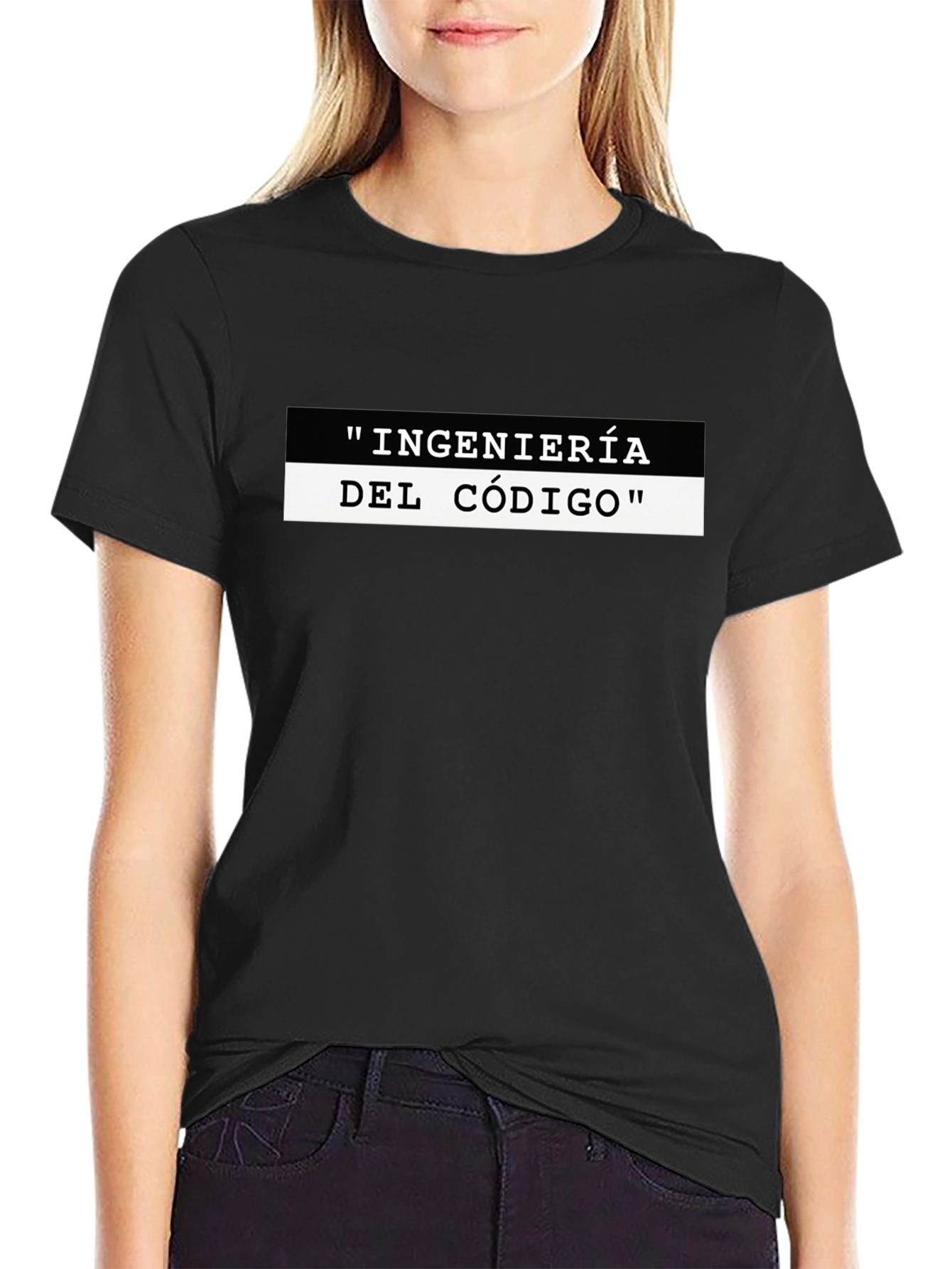 Ingeniería Del Código Black T-Shirt