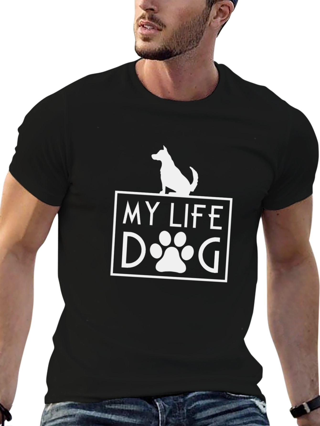 My Life Dog T-Shirt Pet Lover Tee