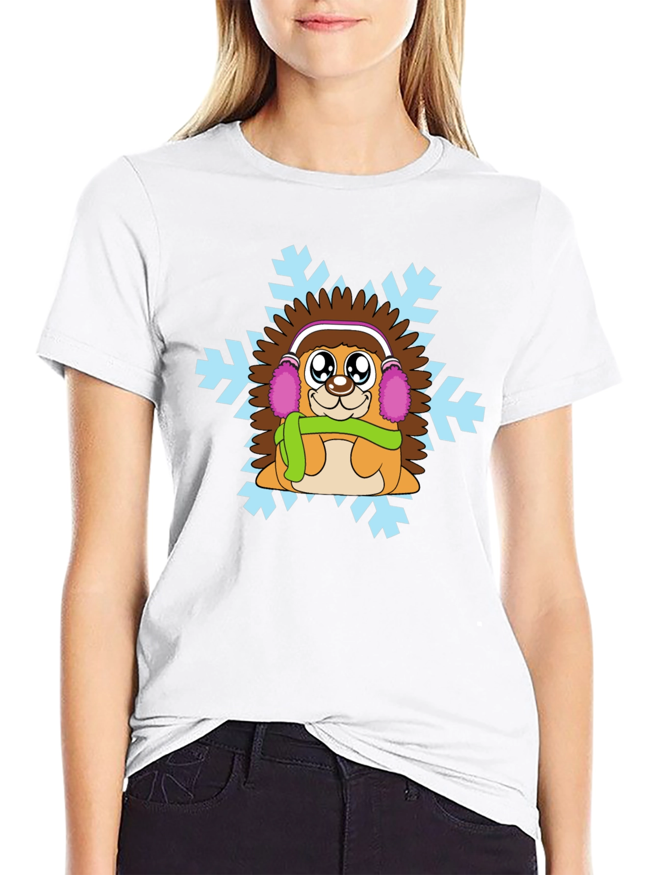 Winter Hedgehog Graphic Tee