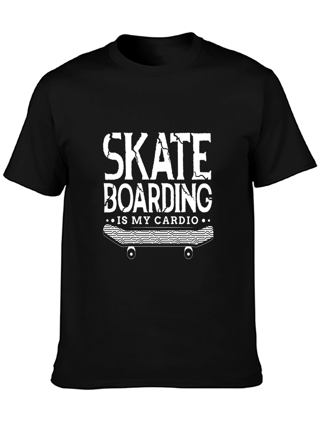 Skateboarding is My Cardio Graphic Tee