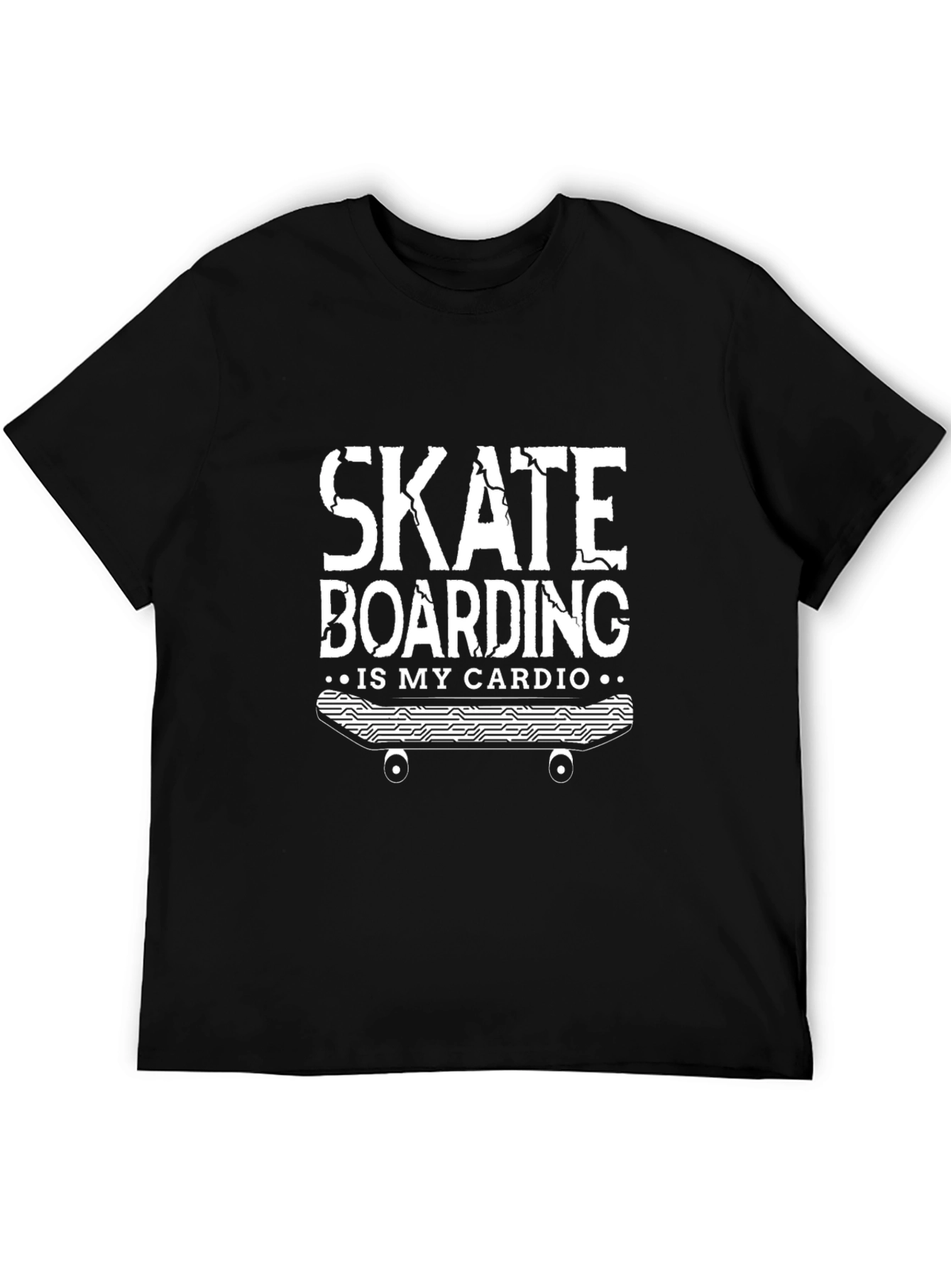 Skateboarding is My Cardio Graphic Tee