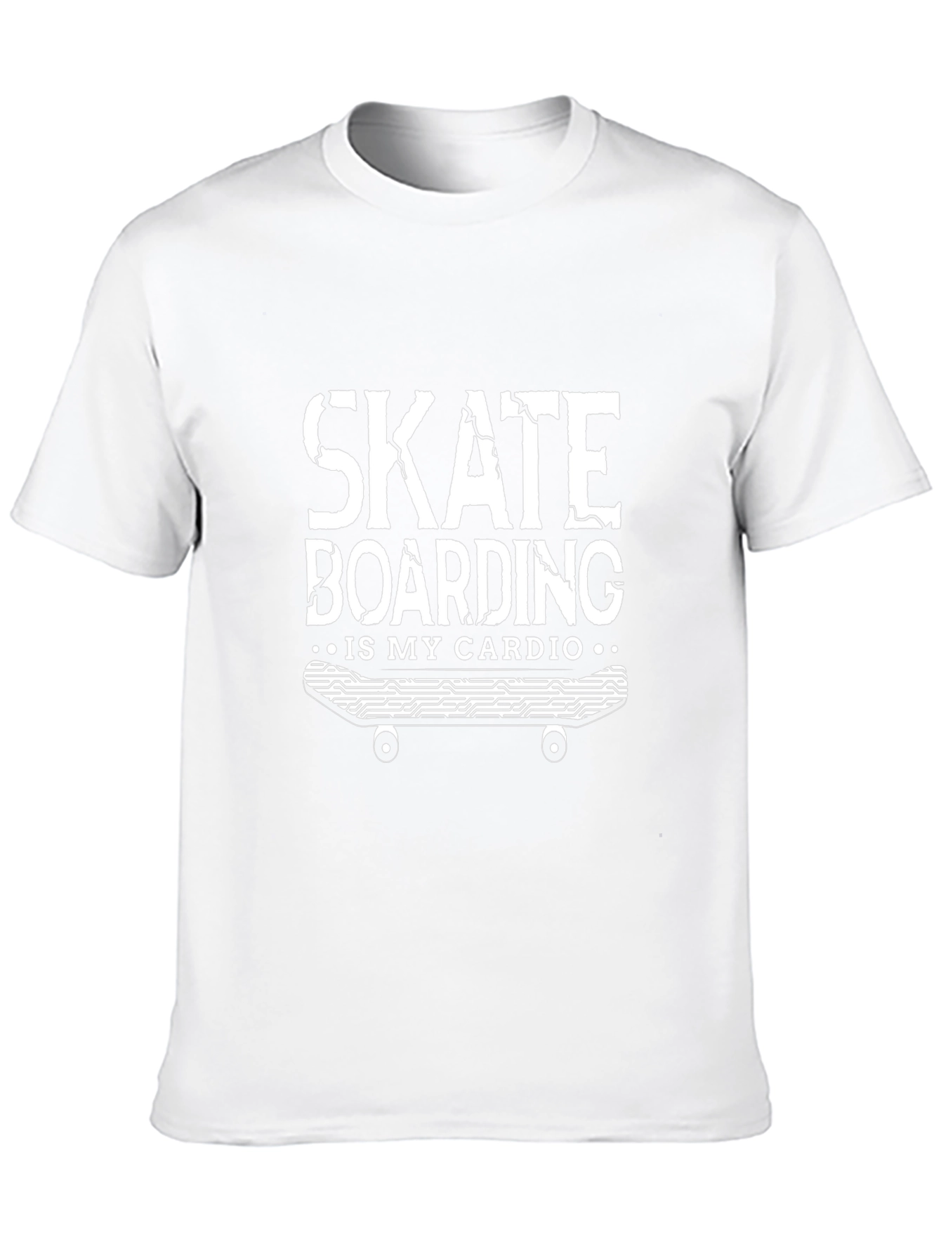Skateboarding is My Cardio Graphic Tee