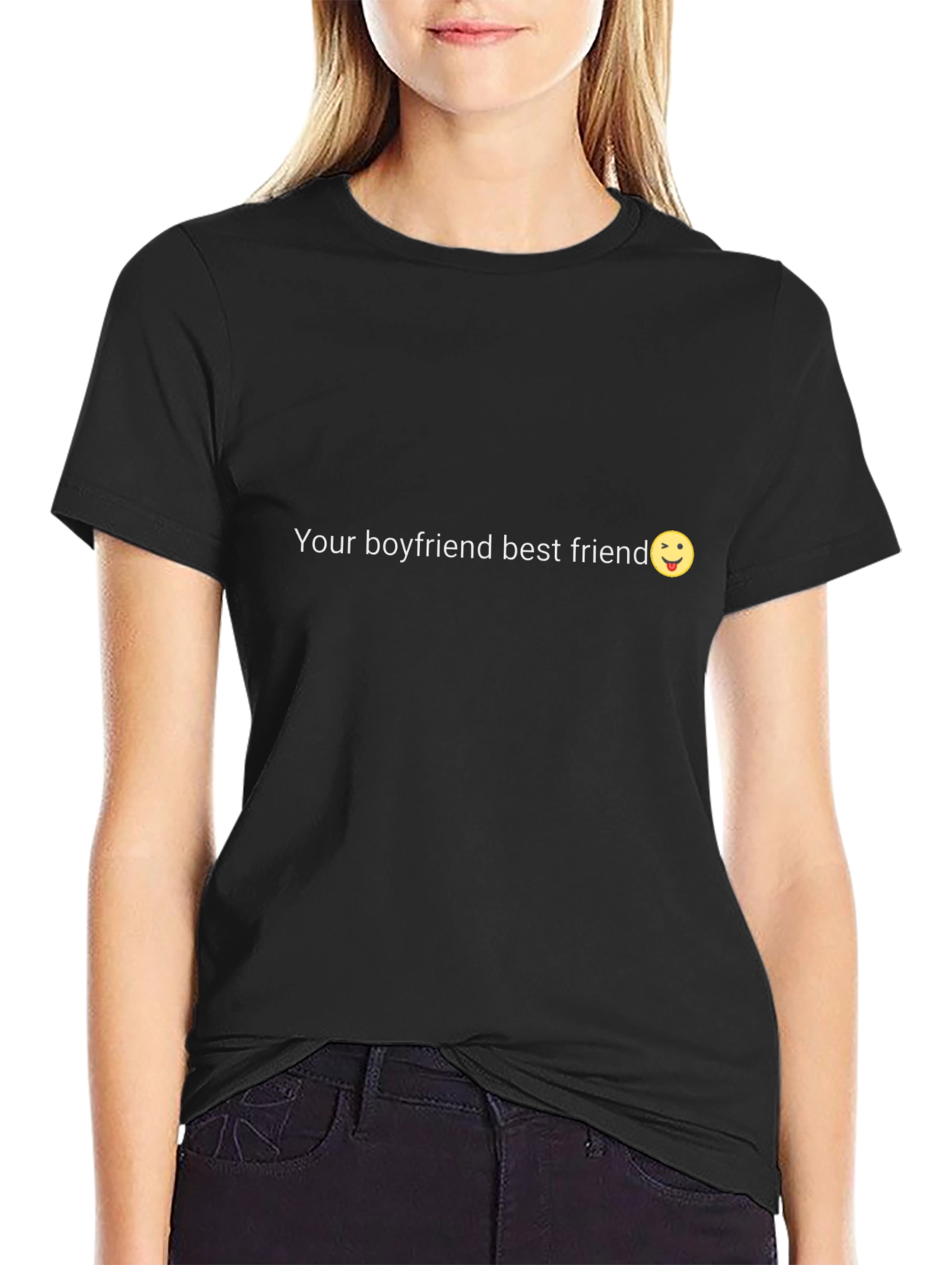 Your Boyfriends Best Friend T-Shirt - Black