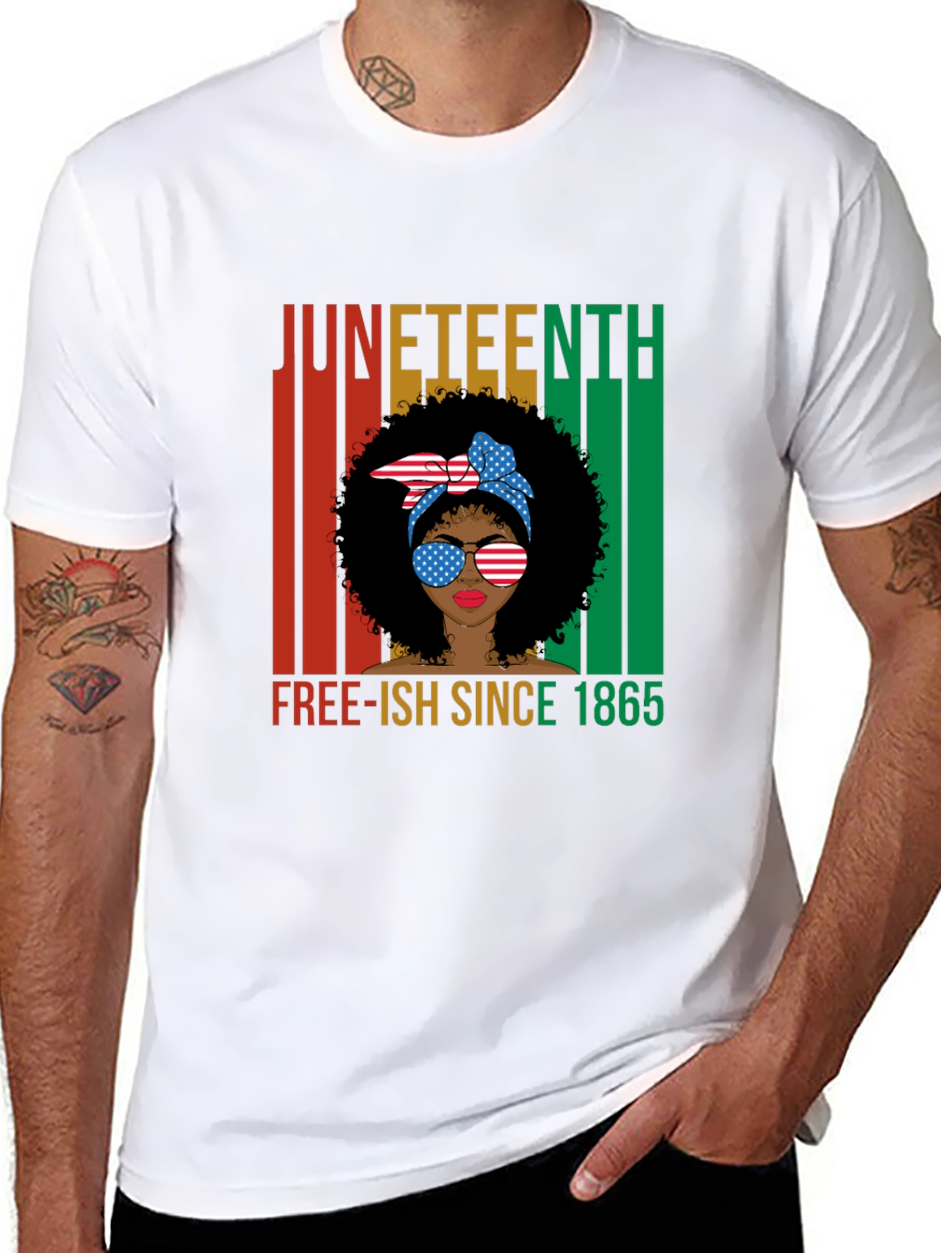 Juneteenth Free-ish Since 1865 Black T-Shirt