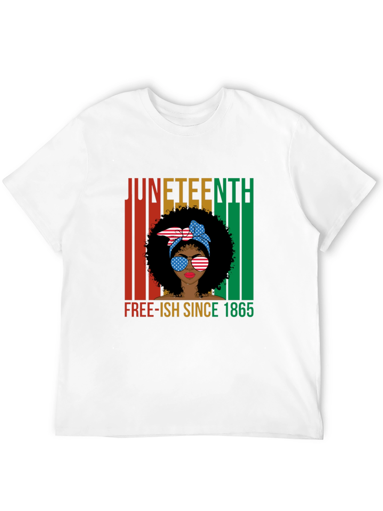 Juneteenth Free-ish Since 1865 Black T-Shirt