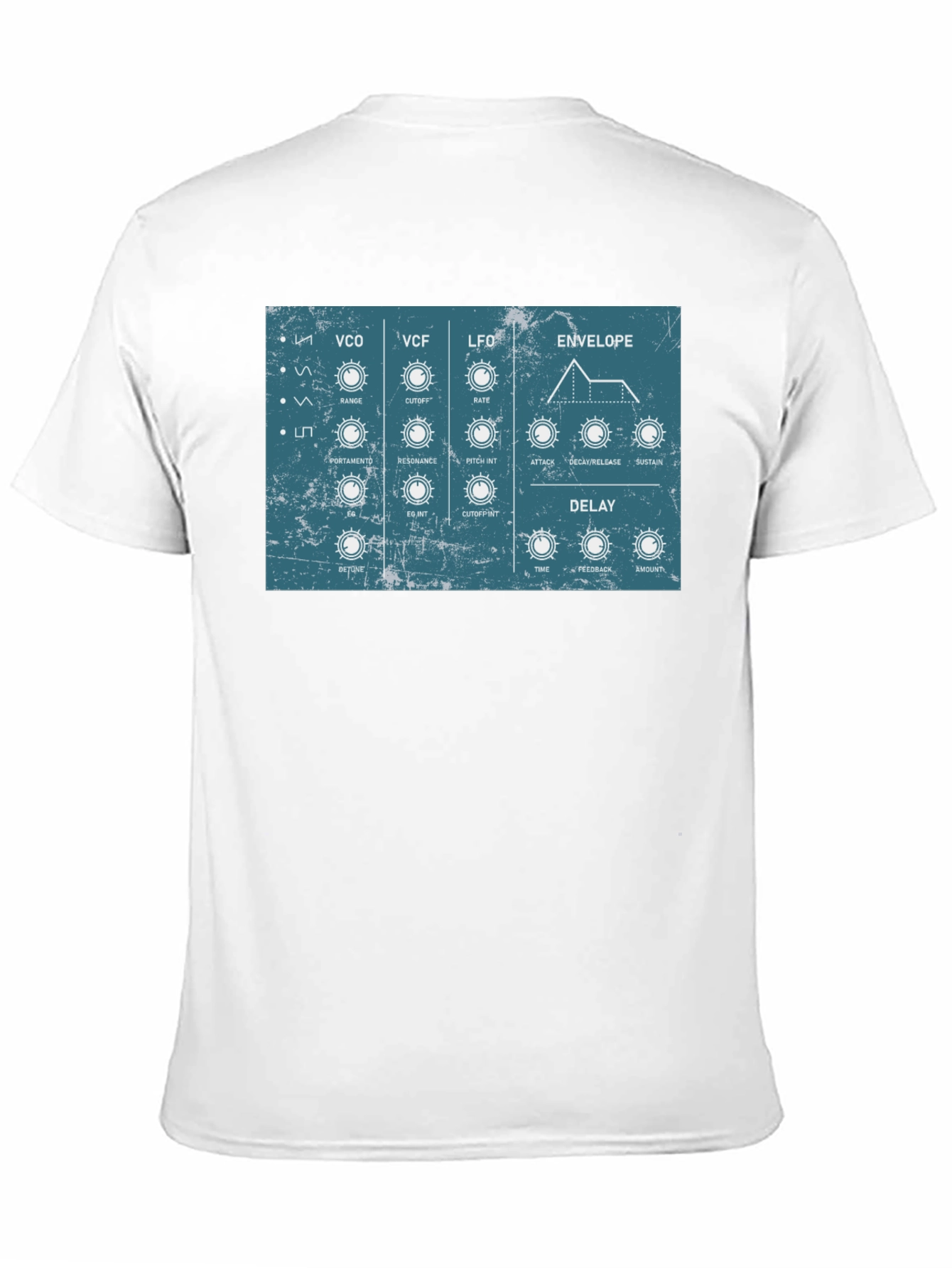 Synthesizer Control Panel Graphic T-Shirt