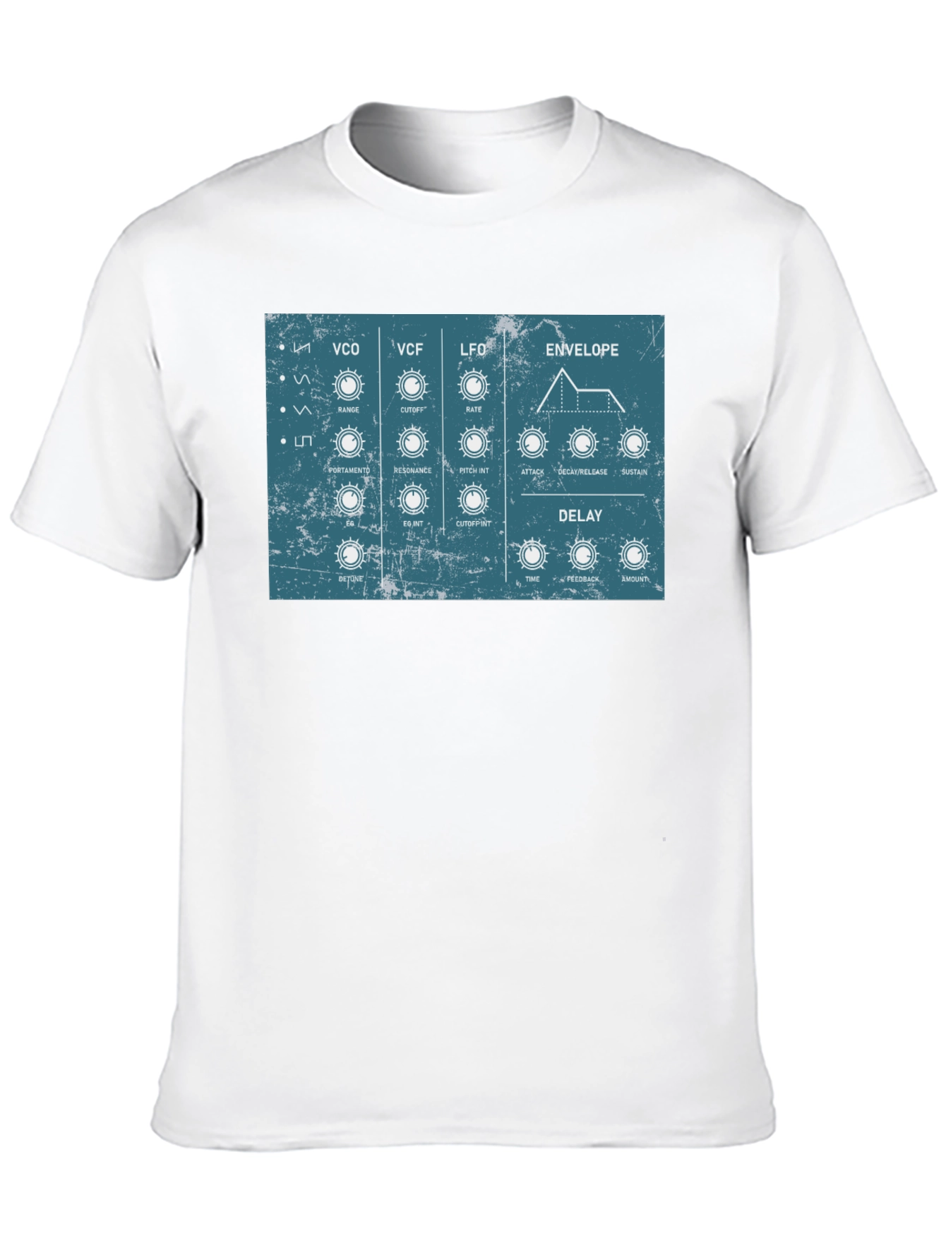 Synthesizer Control Panel Graphic T-Shirt