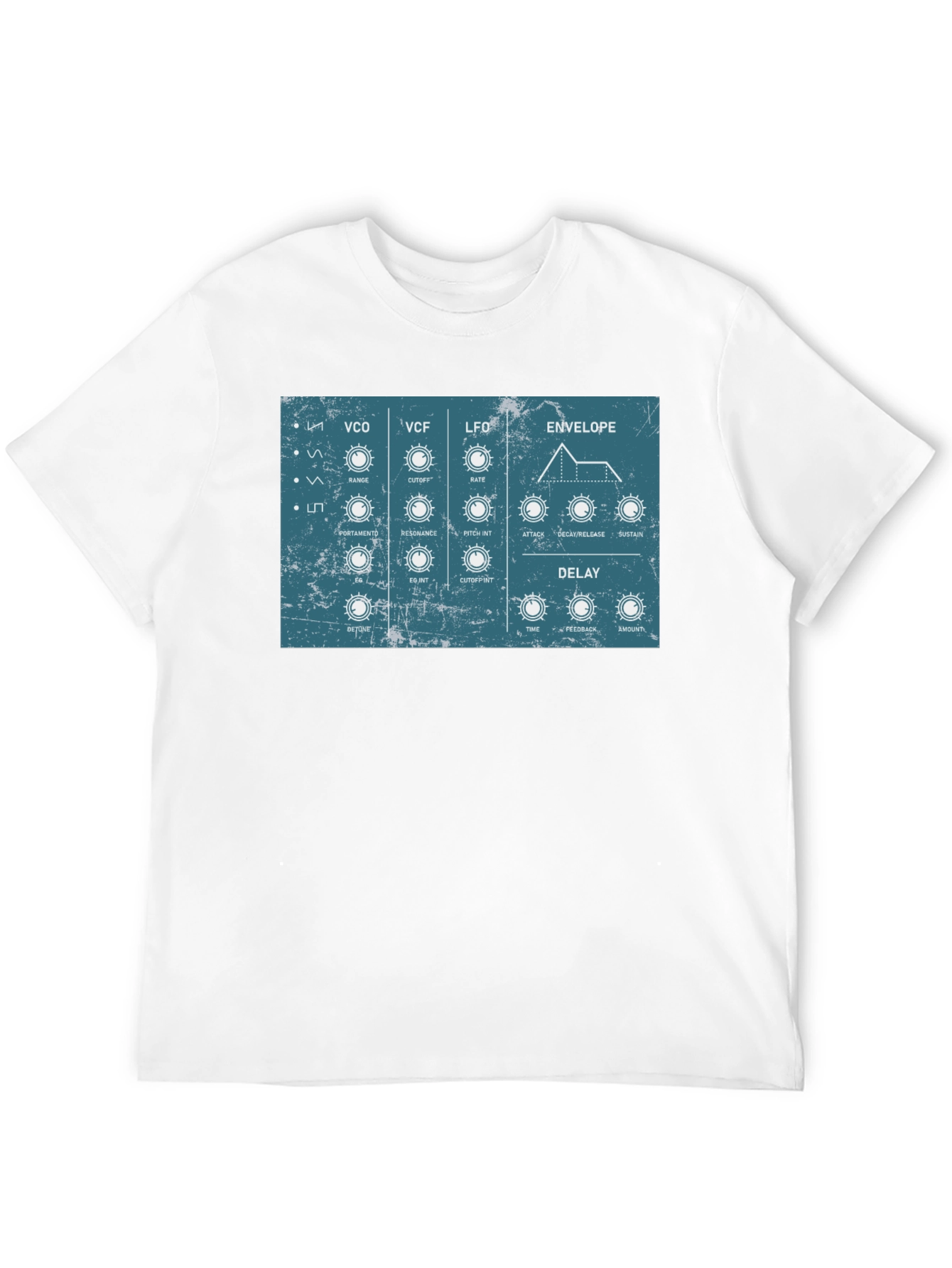 Synthesizer Control Panel Graphic T-Shirt