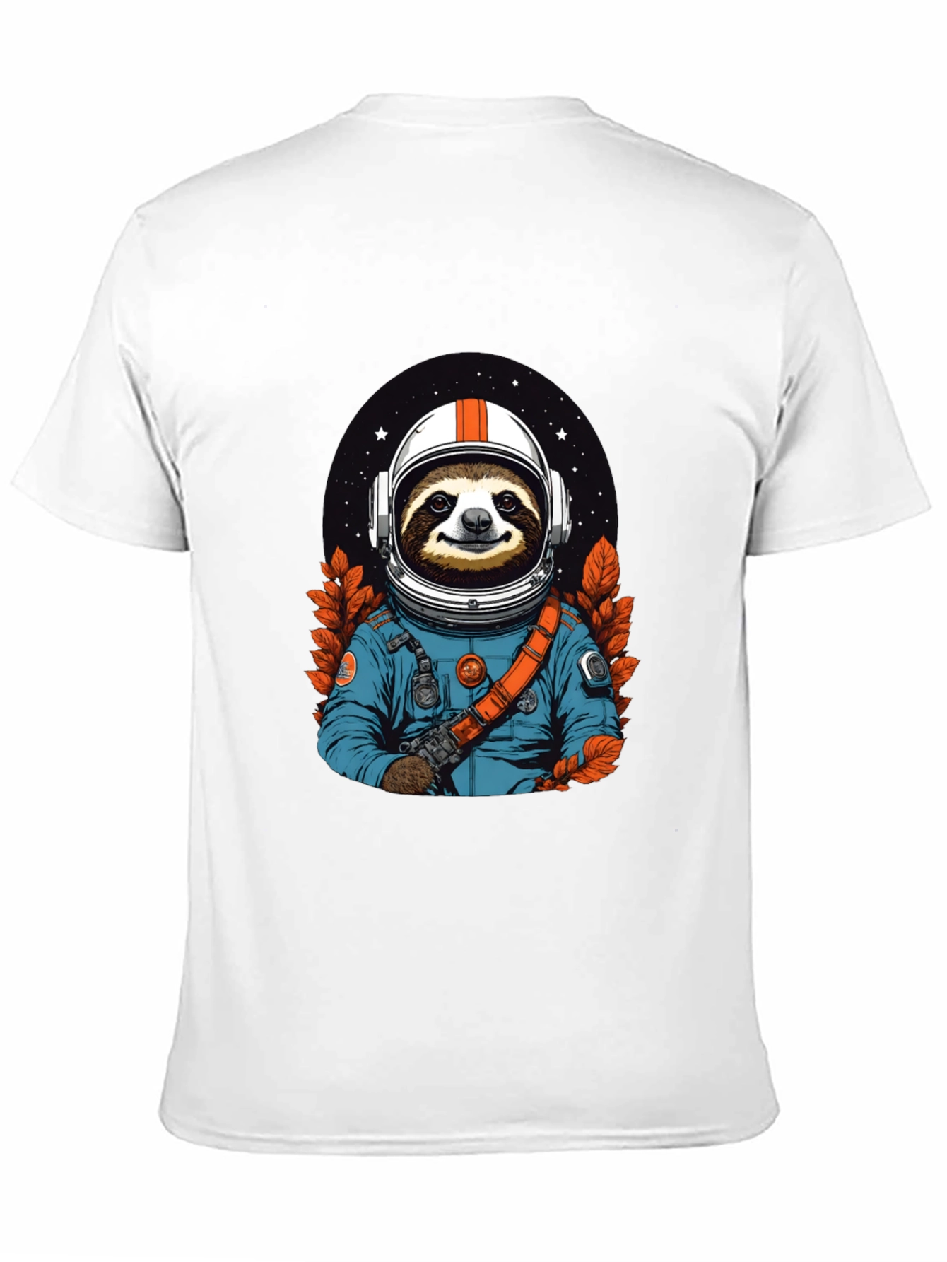Sloth Astronaut Graphic Tee - Space Adventure Shirt