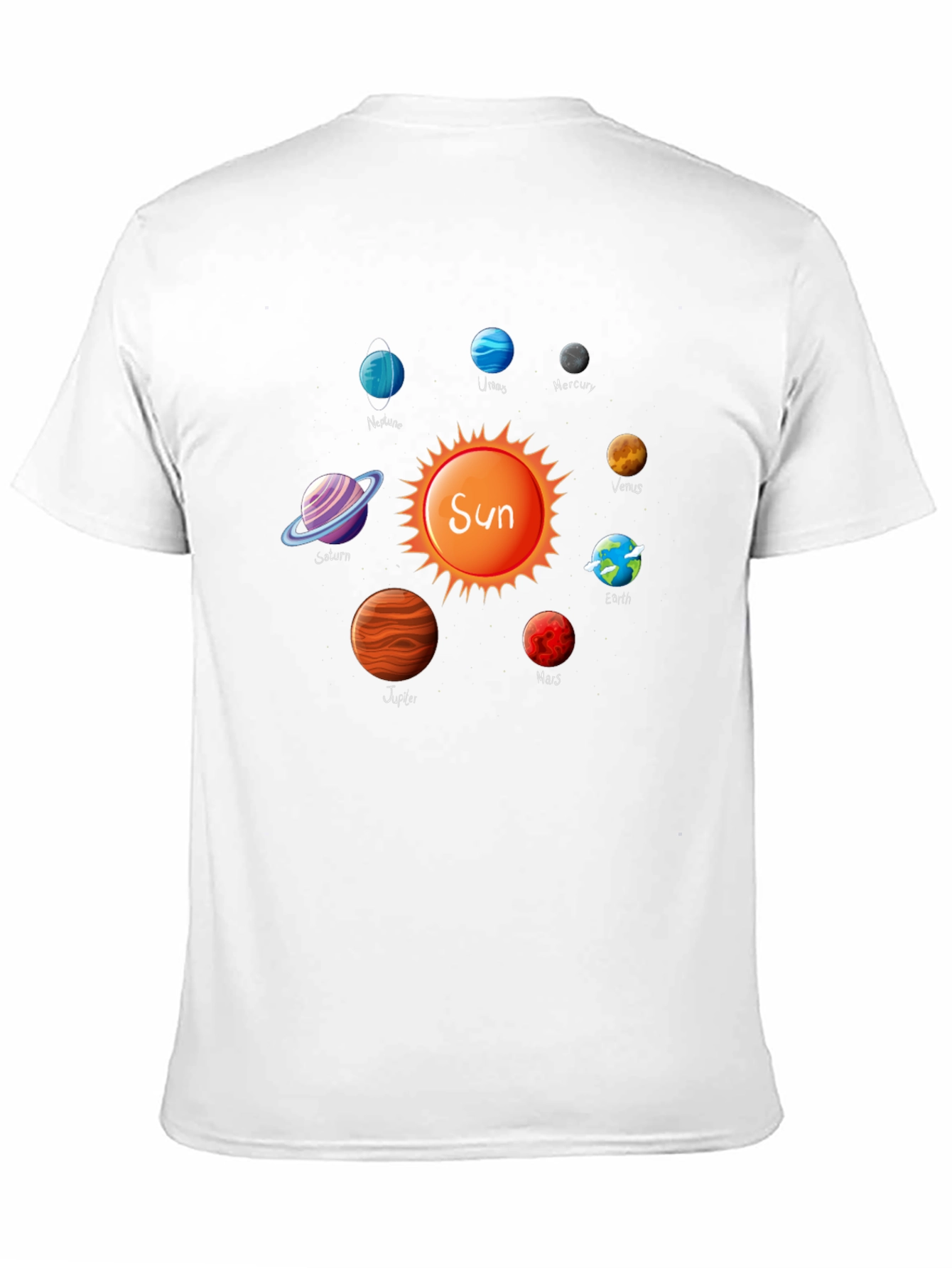 Planets Graphic Tee - Solar System T-Shirt