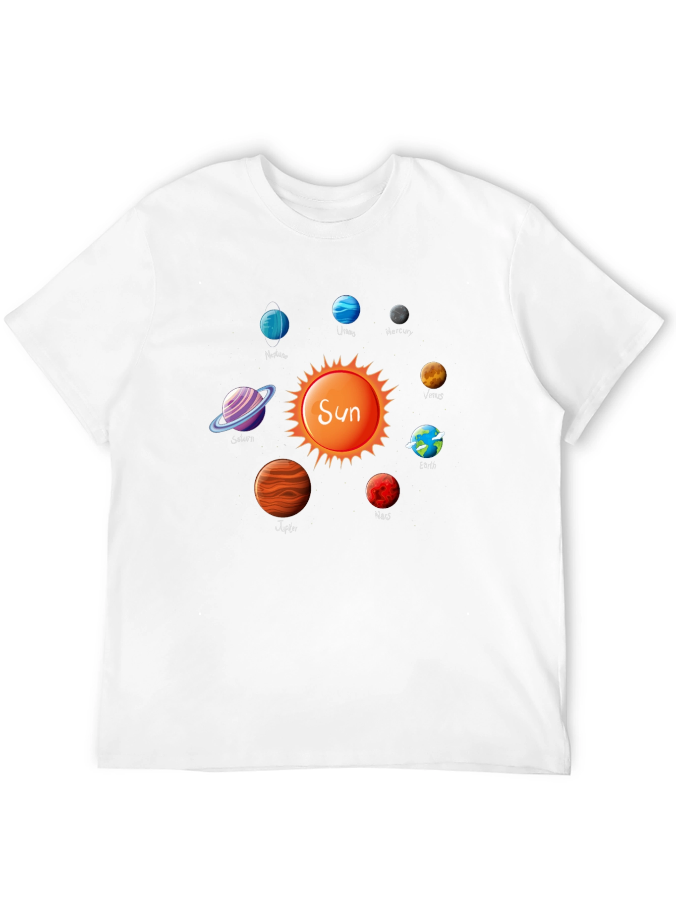 Planets Graphic Tee - Solar System T-Shirt