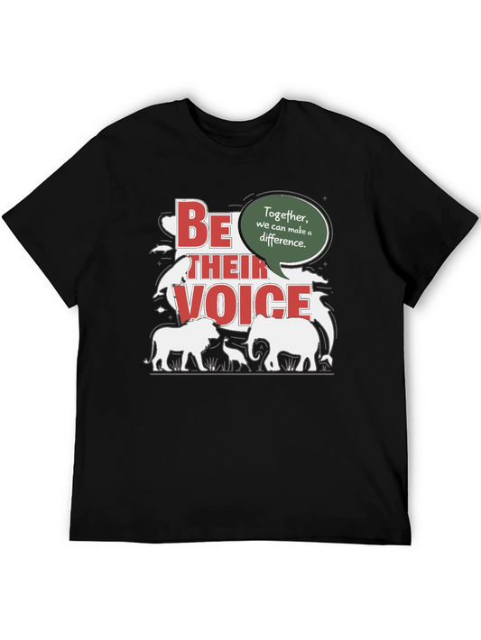 Be Their Voice T-Shirt - Animal Conservation Tee