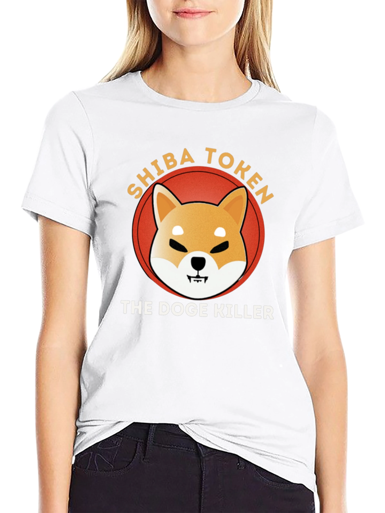 Shiba Token Doge Killer Black T-Shirt